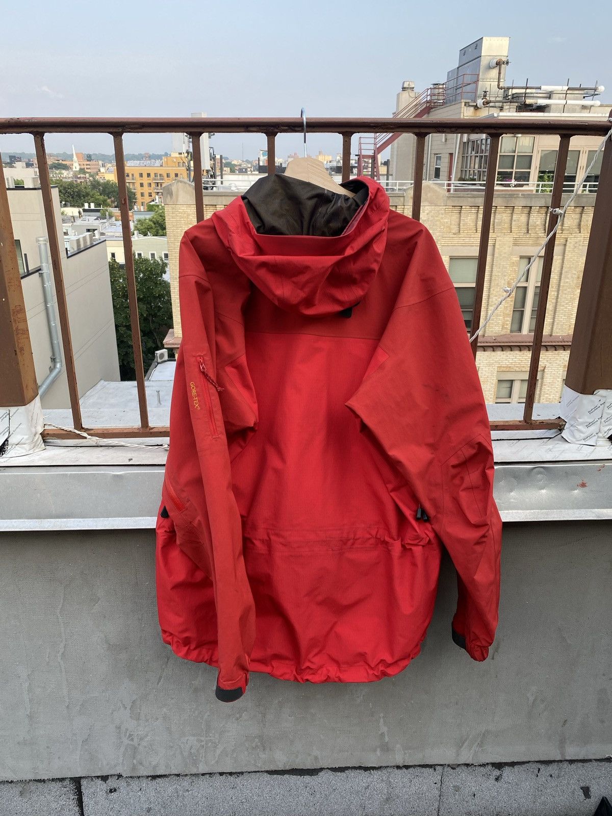 90S Arc Teryx Wind Stopper Jacket Red | eBay