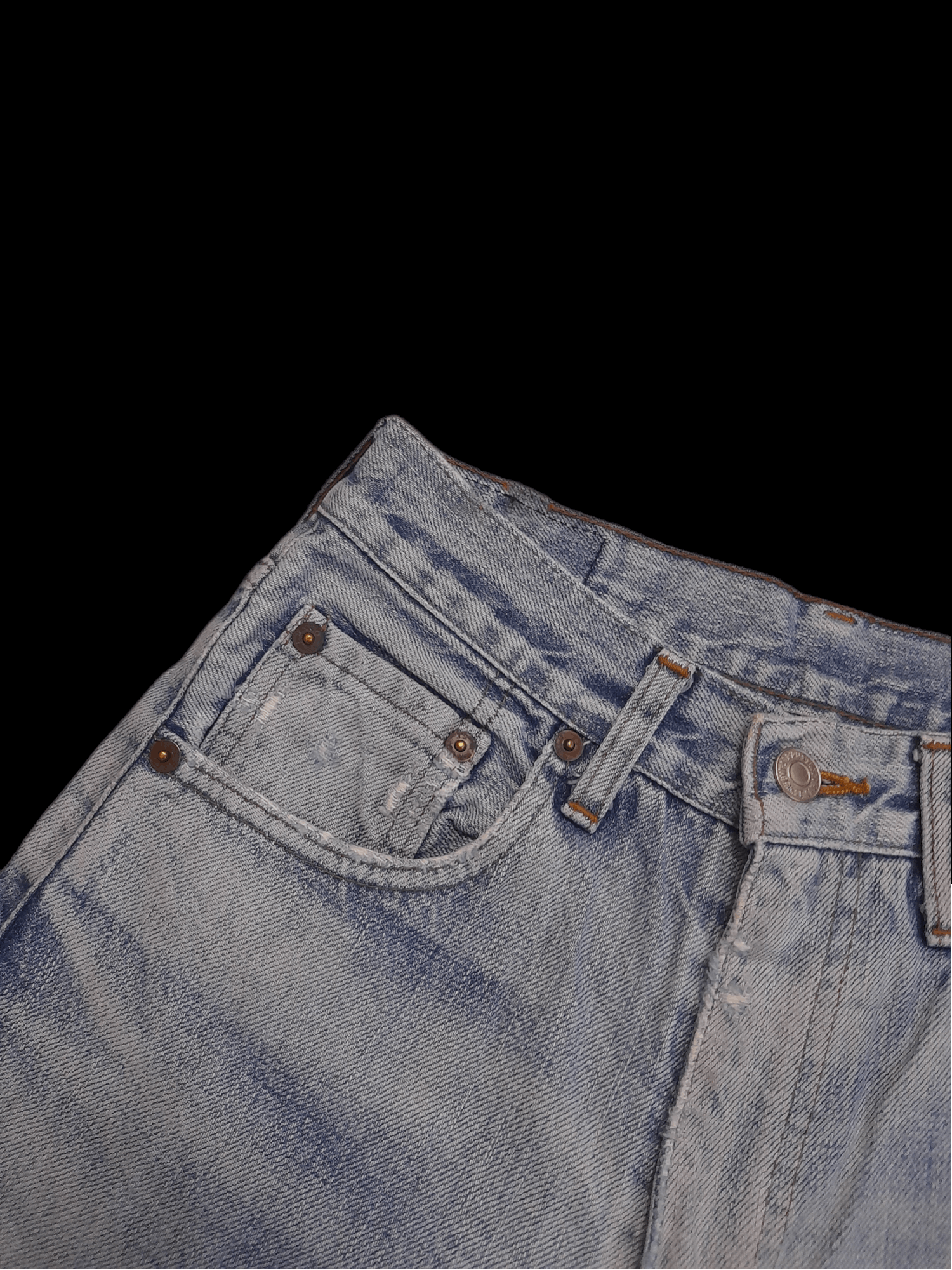 Levi's × Vintage 502XX LEVIS BIG E REDLINE SELVEDGE DENIM (D591) Size US 27 - 6 Thumbnail