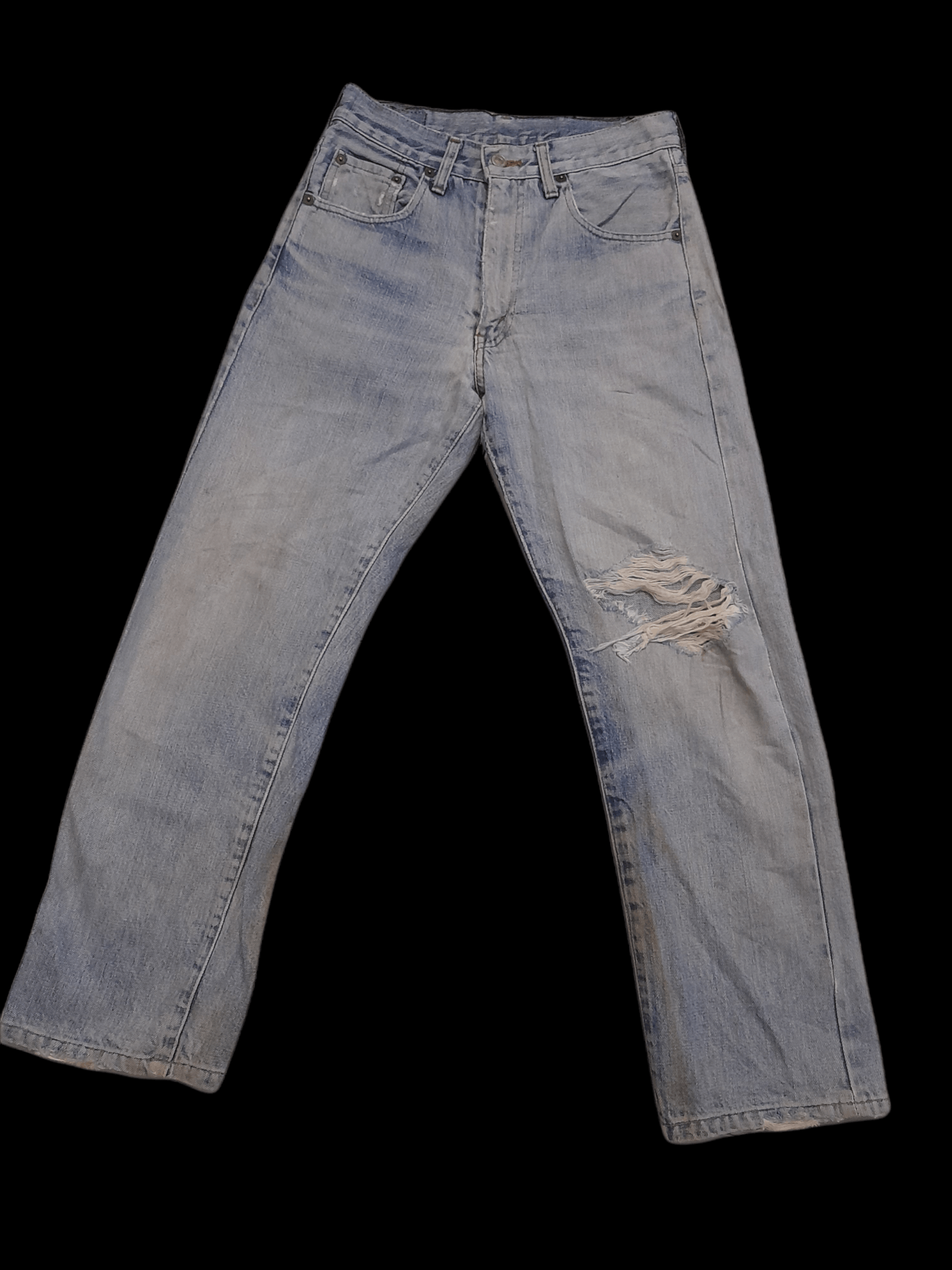 Levi's × Vintage 502XX LEVIS BIG E REDLINE SELVEDGE DENIM (D591) Size US 27 - 8 Thumbnail