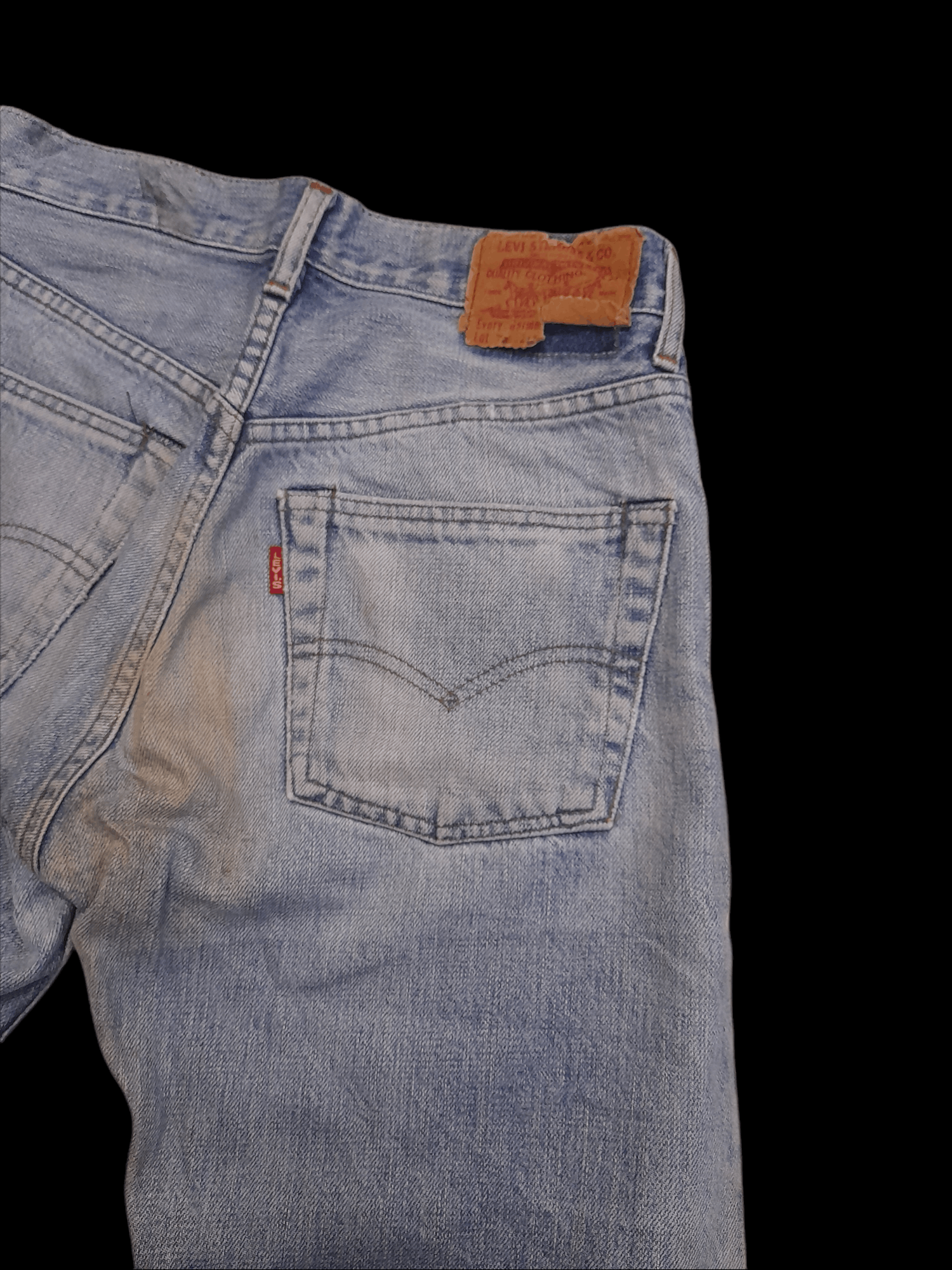 Levi's × Vintage 502XX LEVIS BIG E REDLINE SELVEDGE DENIM (D591) Size US 27 - 10 Thumbnail