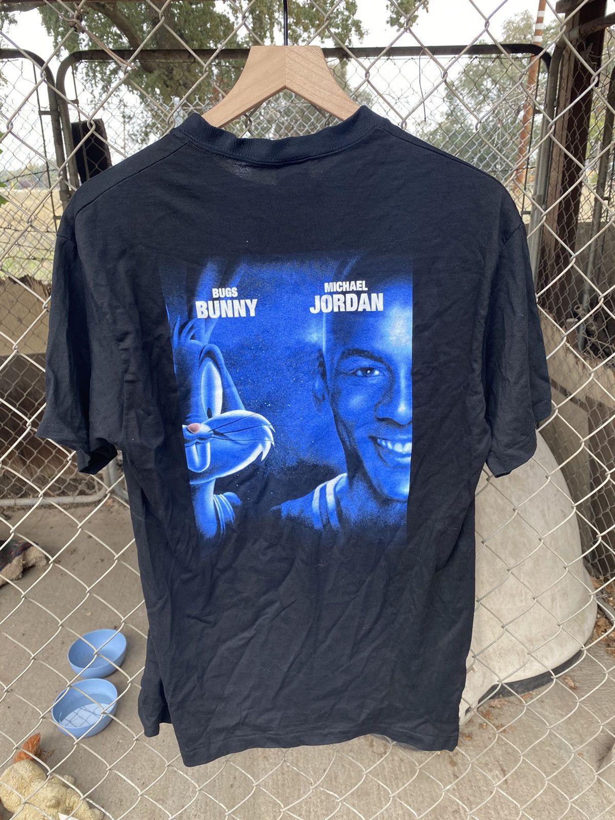 Vintage Space Jam Promo Shirt Bugs Bunny and Jordan