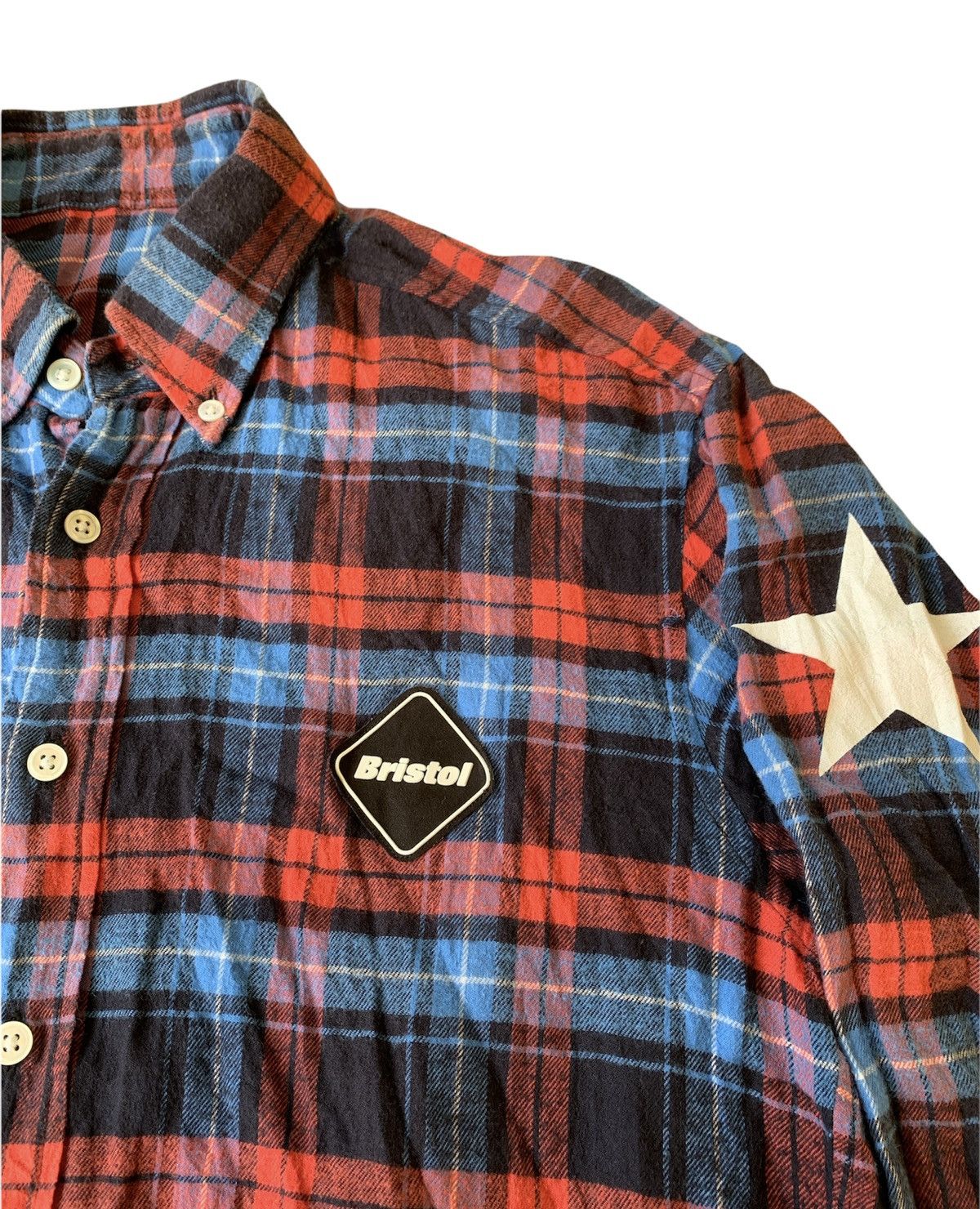 F.C. Real Bristol × F.C.R.B × Sophnet. Sophnet FC Real Bristol Flannel Shirt Size US M / EU 48-50 / 2 - 2 Thumbnail