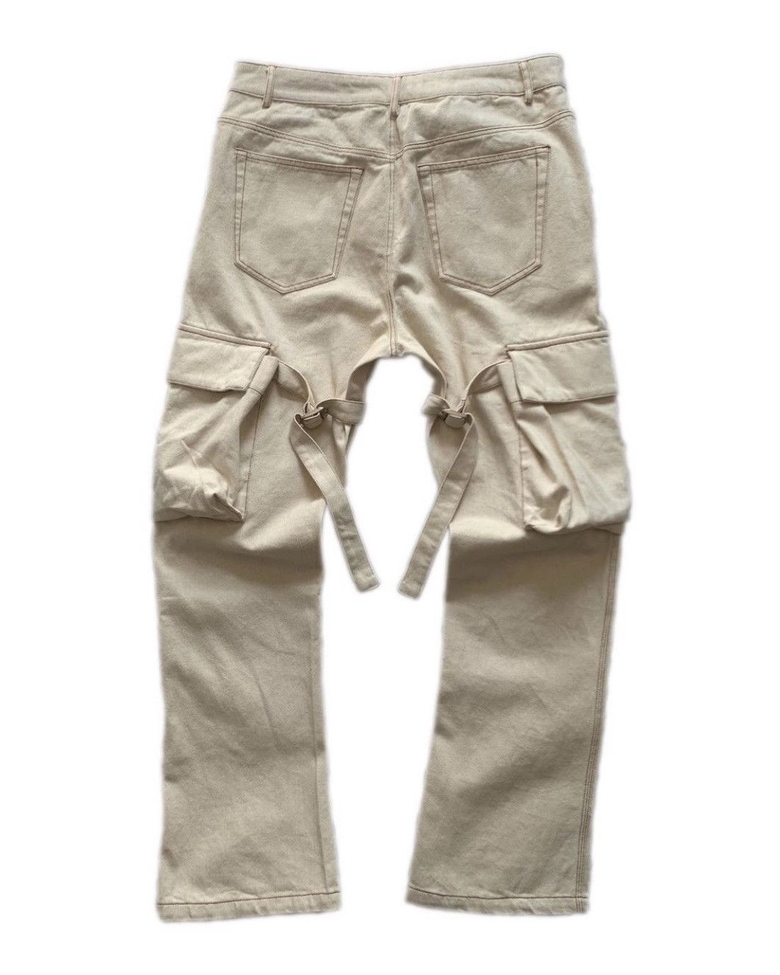 Japanese Brand Cromwell Valley Un-dyed Bondage Cargo Pants Size US 35 - 2 Thumbnail