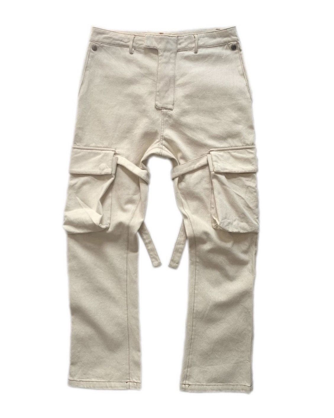 Japanese Brand Cromwell Valley Un-dyed Bondage Cargo Pants Size US 35 - 1 Thumbnail