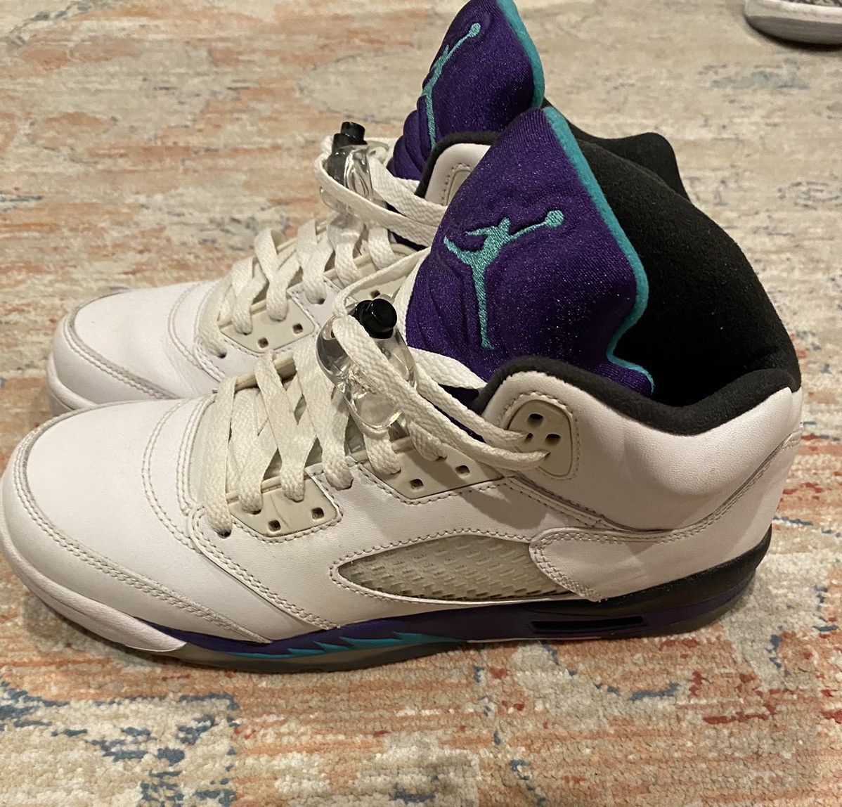 Nike Air Jordan Retro 5 popular “Grape” Gradeschool/GS