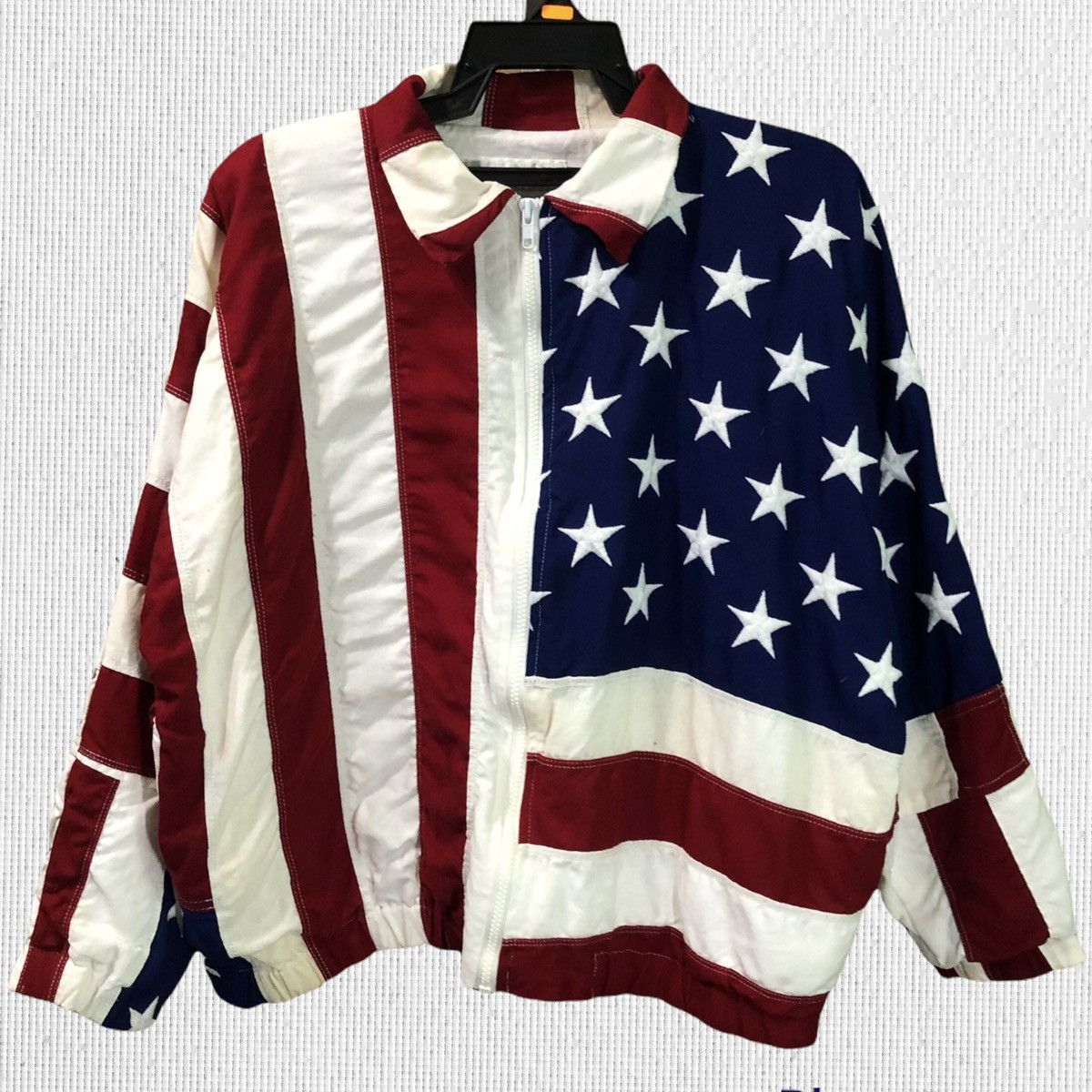 Vintage Vintage 90’s U.S Flag Jacket Size US M / EU 48-50 / 2 - 1 Thumbnail
