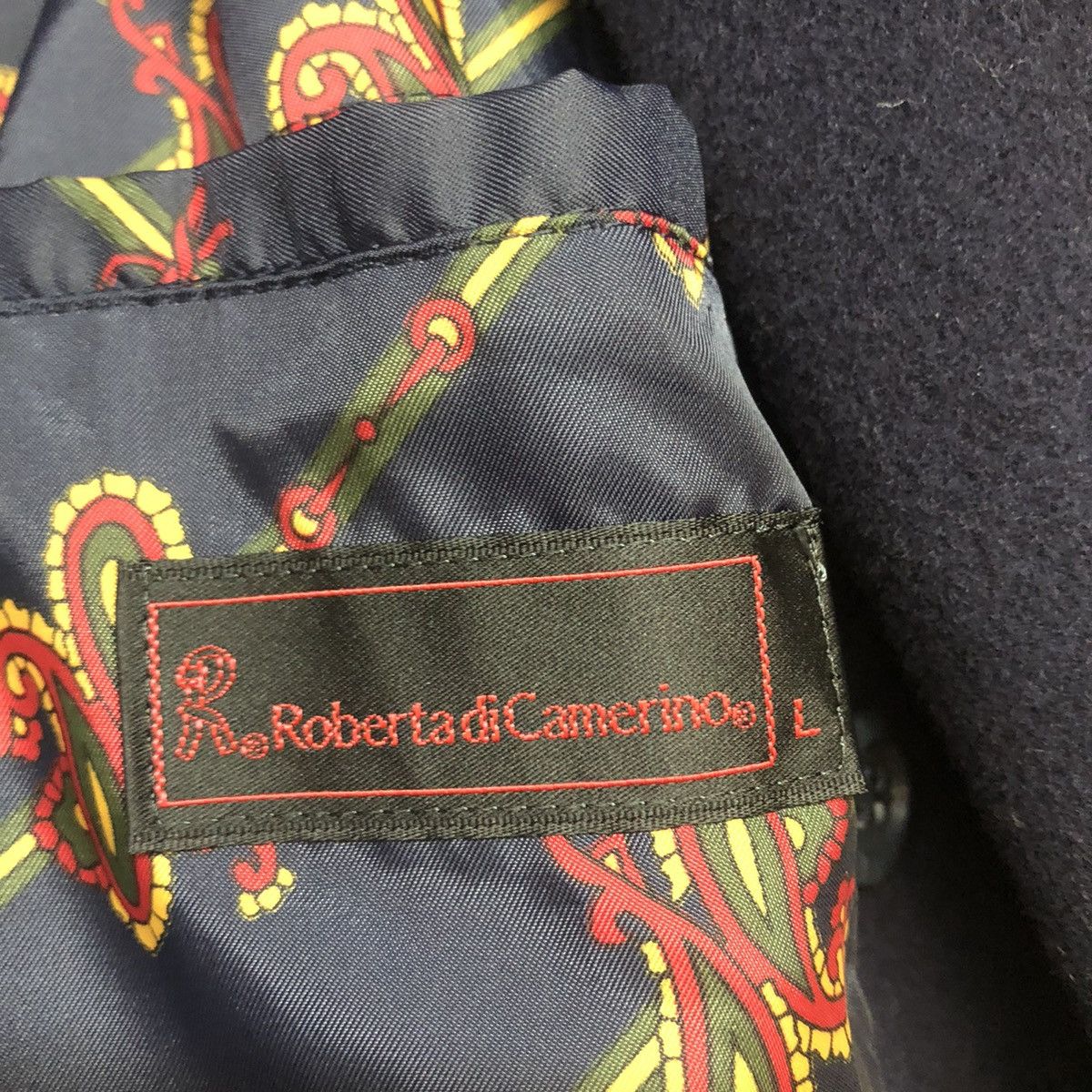 Roberta di Camerino ROBERTA DI CAMERINO WOOL JACKET Size US L / EU 52-54 / 3 - 7 Thumbnail