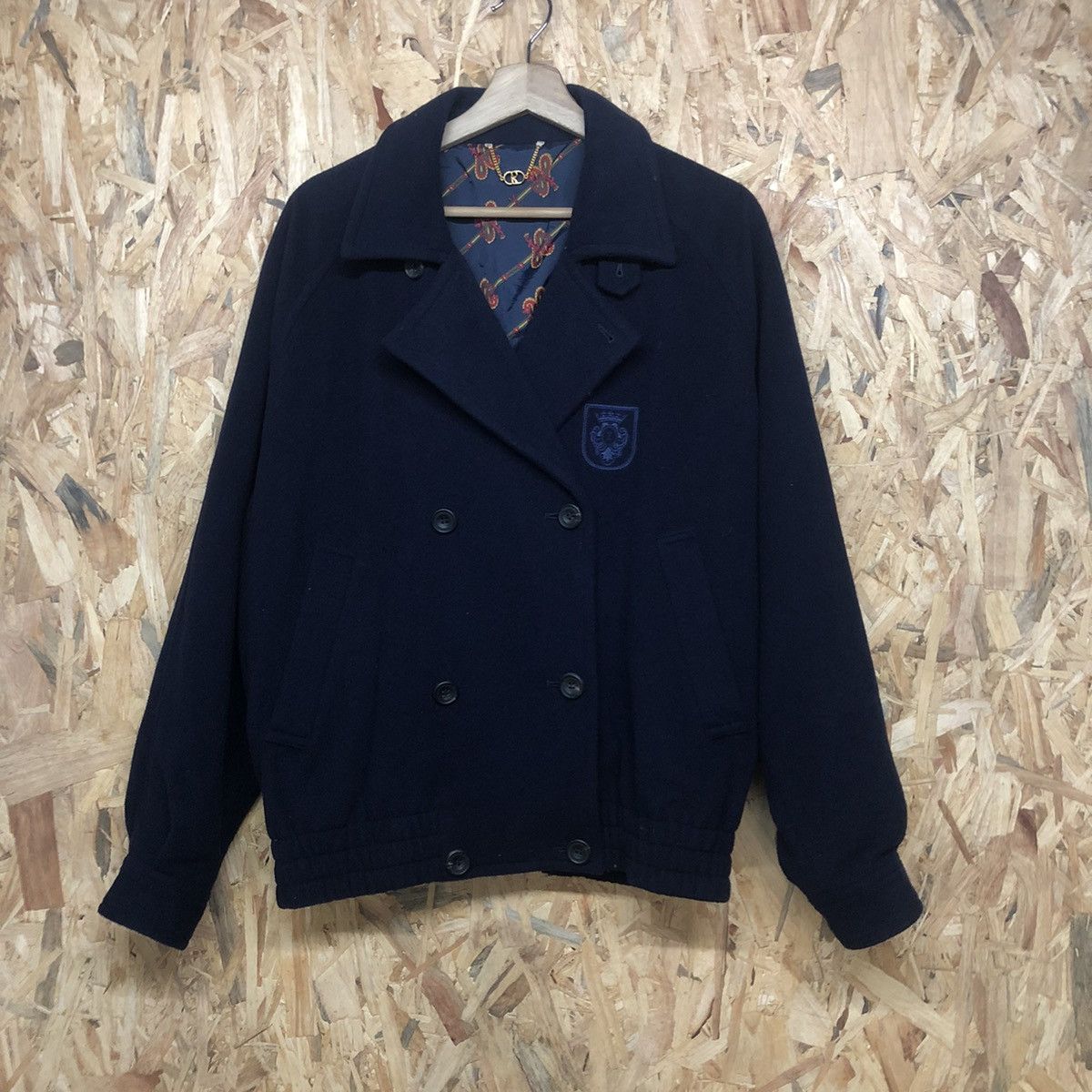 Roberta di Camerino ROBERTA DI CAMERINO WOOL JACKET Size US L / EU 52-54 / 3 - 1 Thumbnail