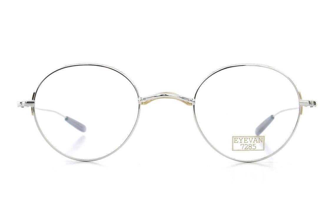 Eyevan 7285 Model 142 Silver Round Glasses | Grailed