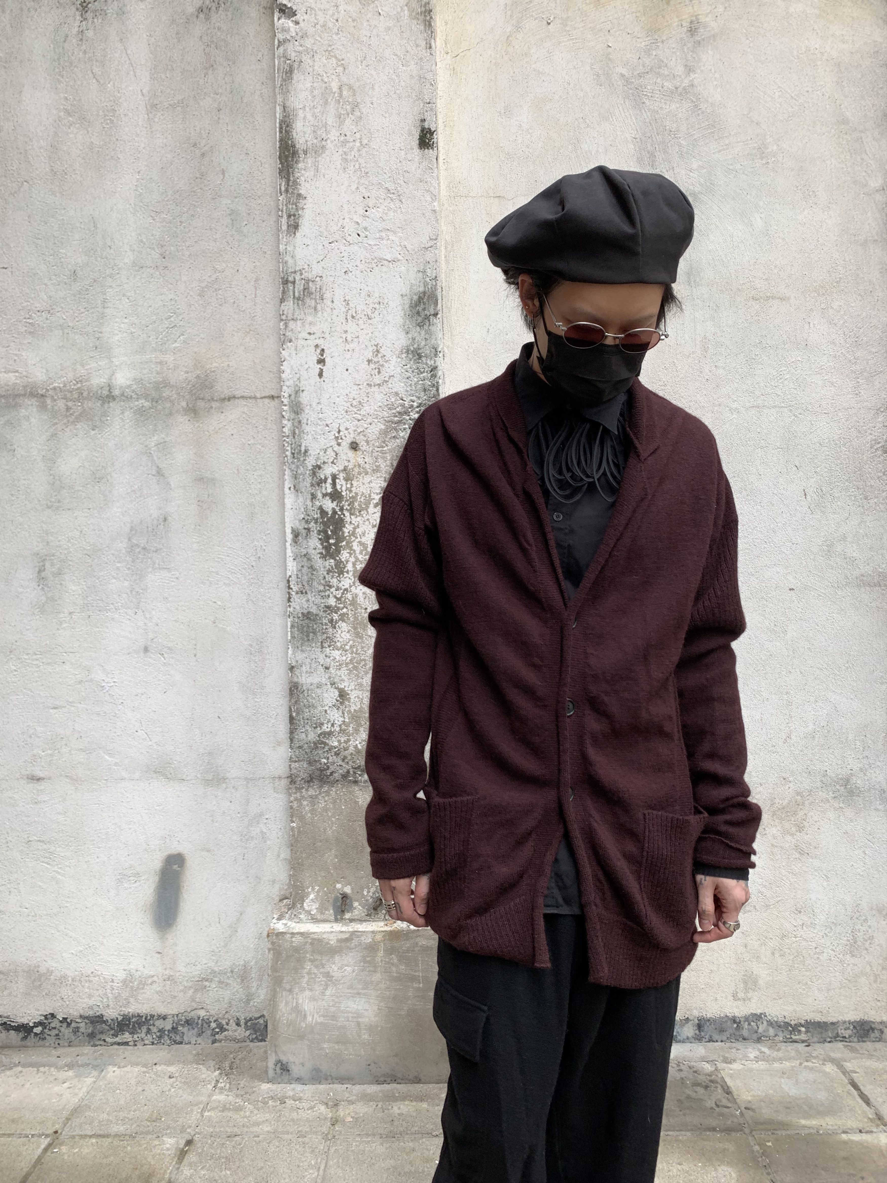 Yohji Yamamoto pour homme wool knitted Jacket