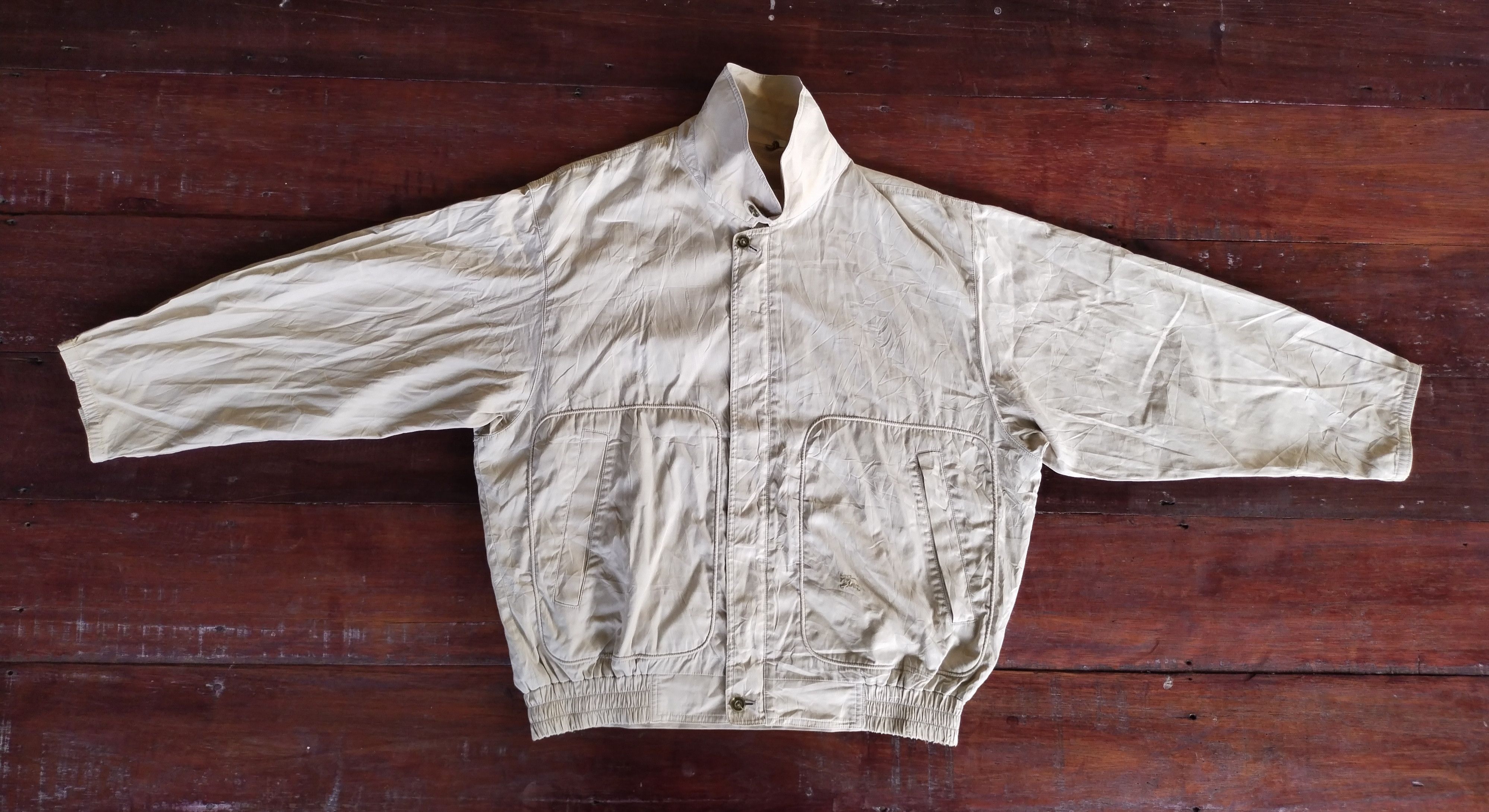 Burberry Vintage Burberry Light Bomber Jacket Size US M / EU 48-50 / 2 - 1 Thumbnail