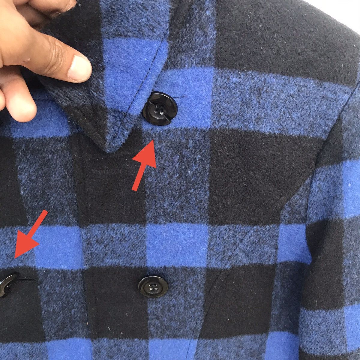 PPFM Vintage PPFM Double Breasted Wool Jacket Size US S / EU 44-46 / 1 - 7 Thumbnail