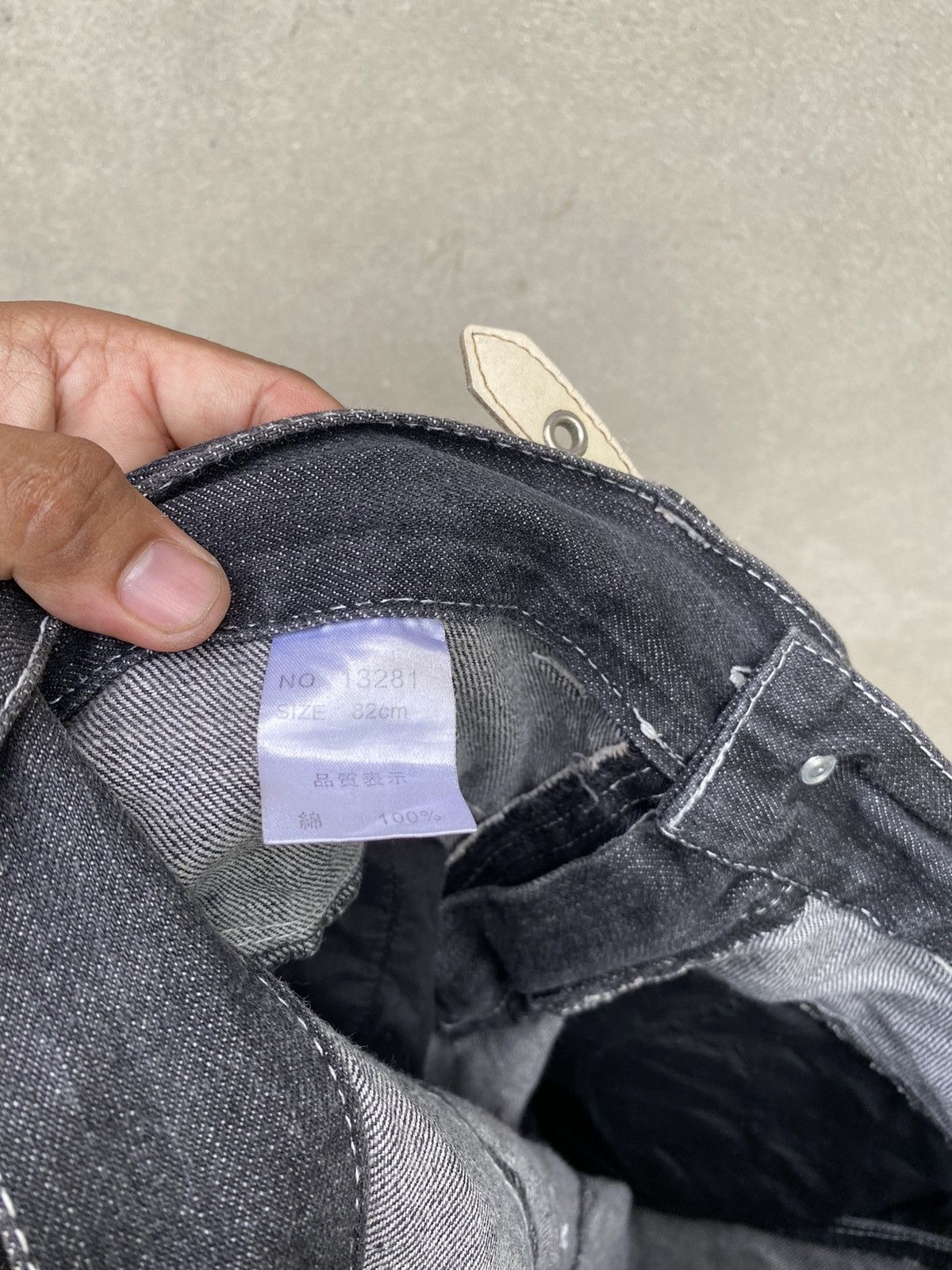Designer × Japanese Brand Japanese Brand X Nylaus double waist jeans Size US 33 - 18 Thumbnail