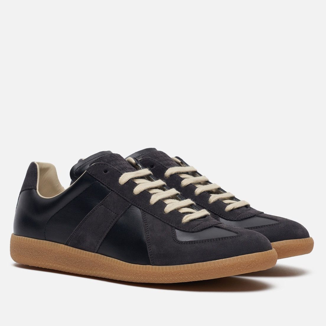 Maison Margiela Maison Margiela Replica GAT low Navy/Gum 45 | Grailed