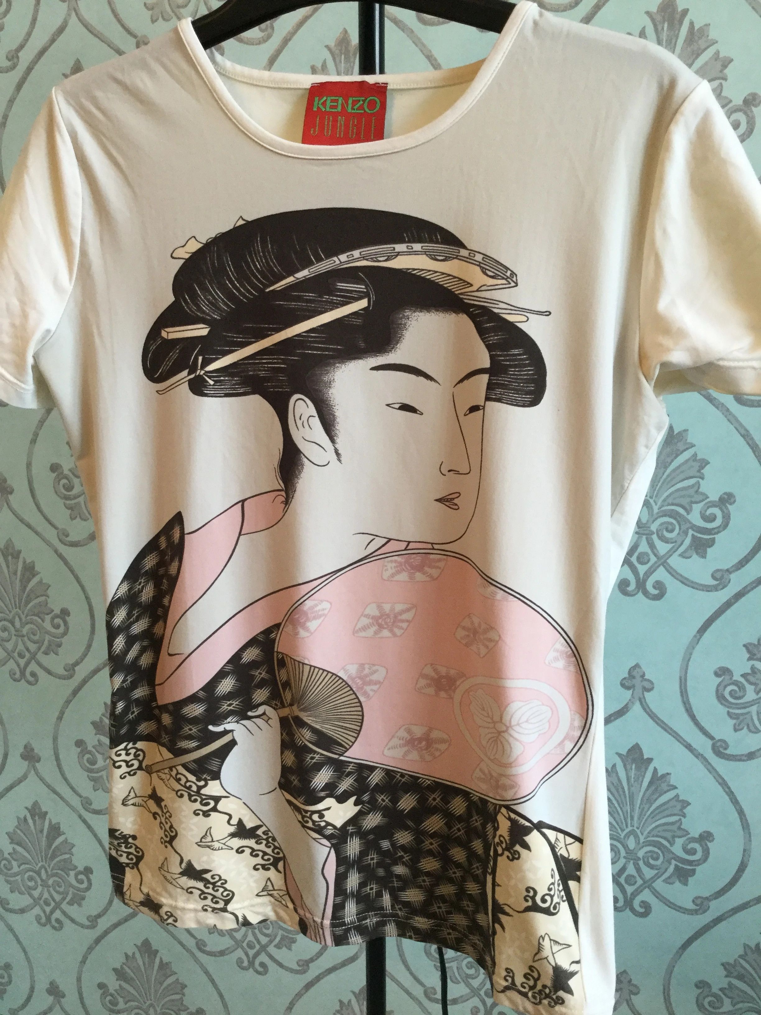Kenzo Vintage printed tee.Like Yohji Yamamoto or Issey Miyake Size S / US 4 / IT 40 - 1 Thumbnail