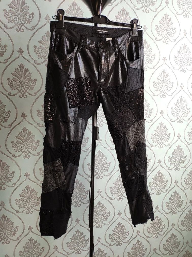 Comme des Garcons AD14 Black patchwork pants.Like Uma Wamg or Ziggy Chen Size 27" / US 4 / IT 40 - 3 Thumbnail