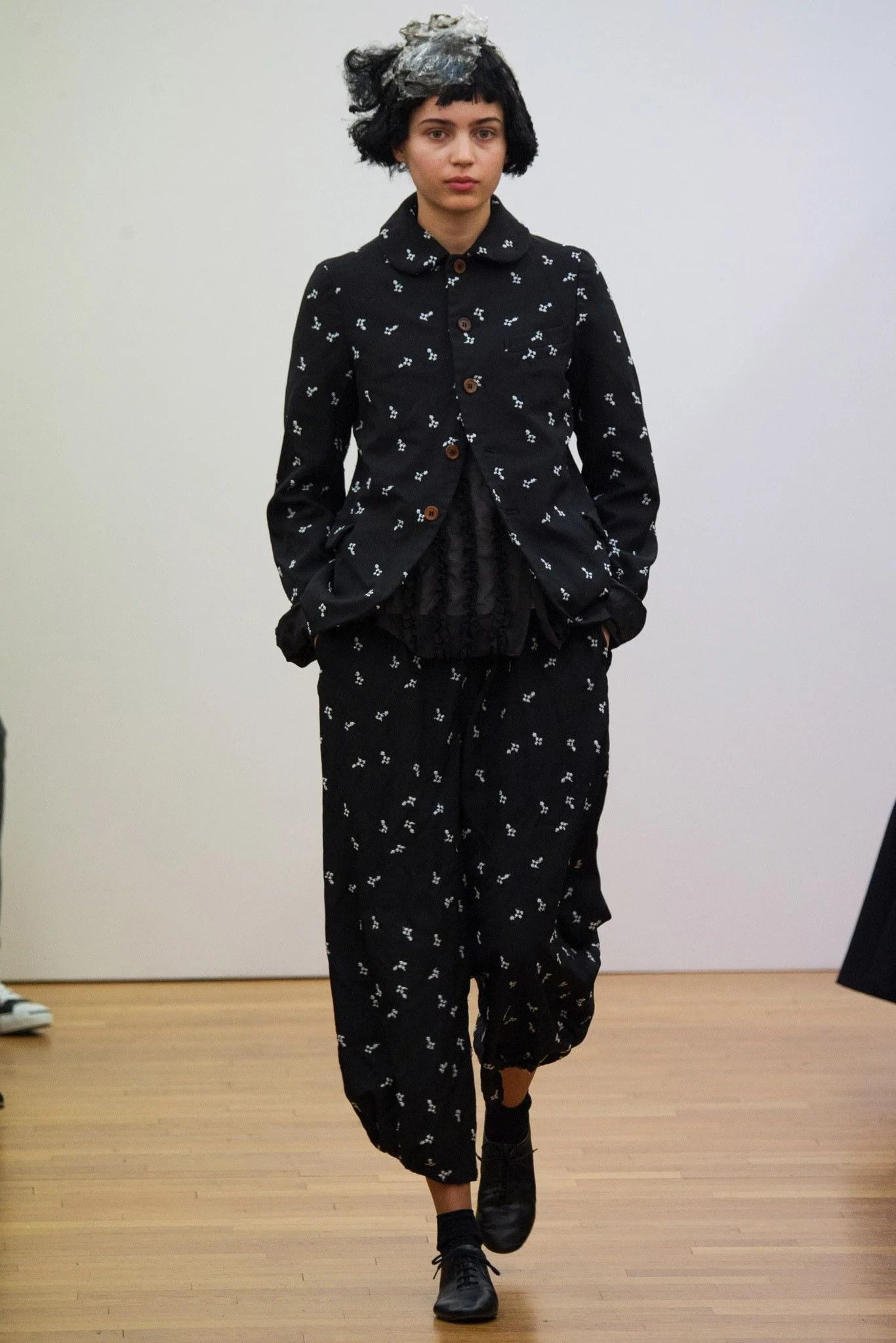 image of Comme Des Garcons New Fw14 Jacket.like Uma Wang Or Elena Dawson in Black, Women's (Size Medium)