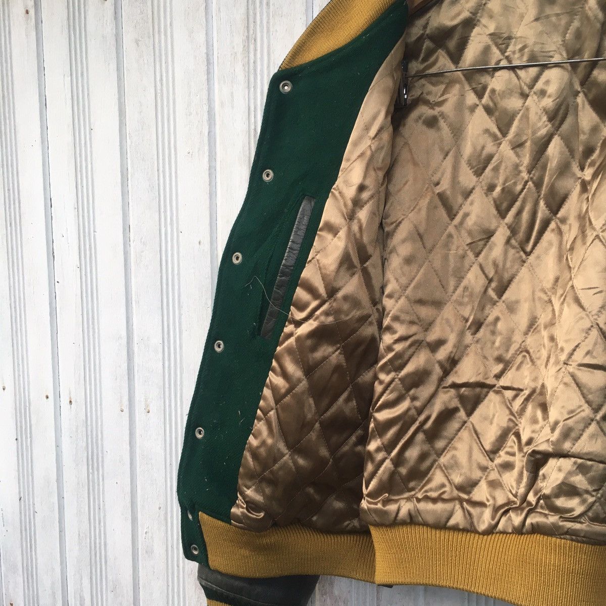 Japanese Brand × Vintage Vintage Conquista De La Moda Mens Bigi Varsity Leather Size US L / EU 52-54 / 3 - 17 Thumbnail