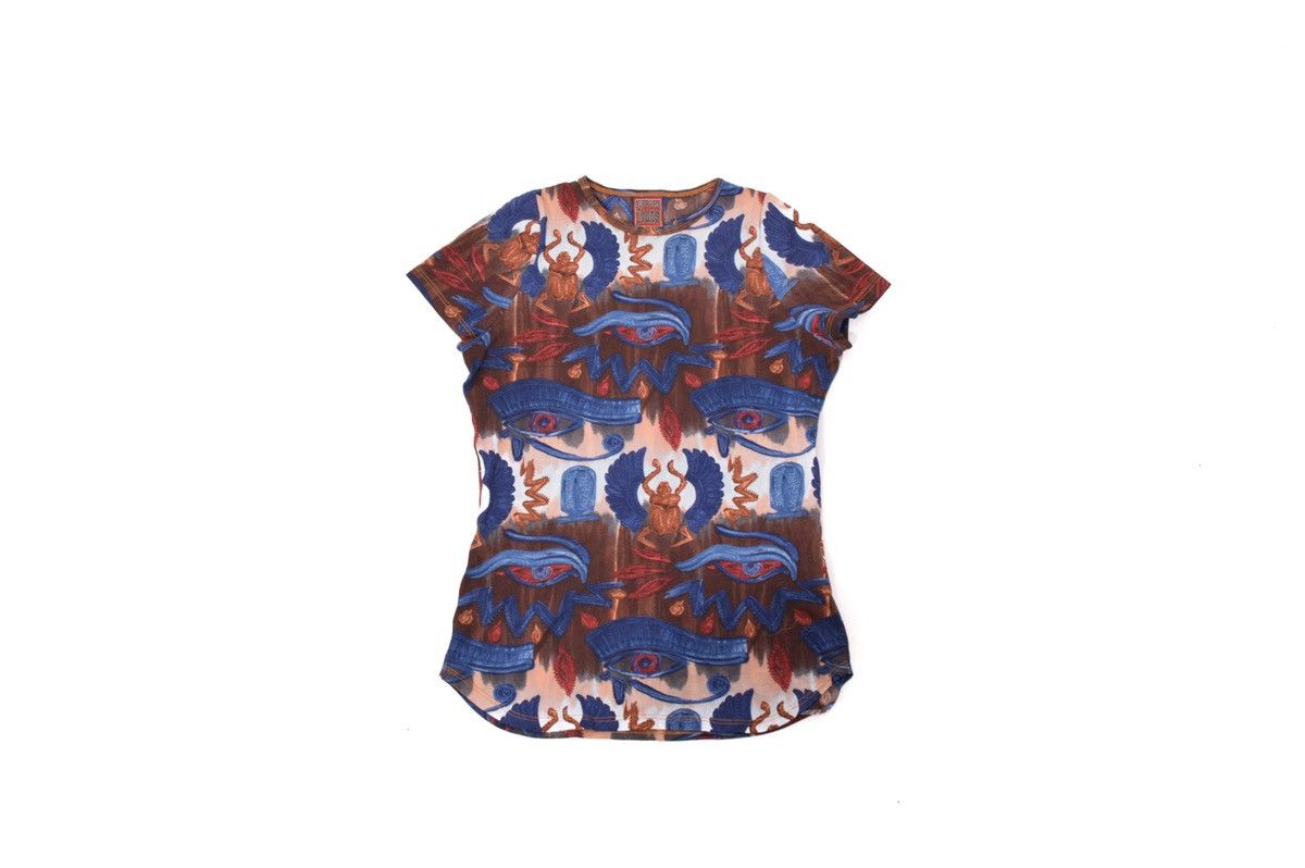 Jean Paul Gaultier Top Spring 1997 Hieroglyphics Print