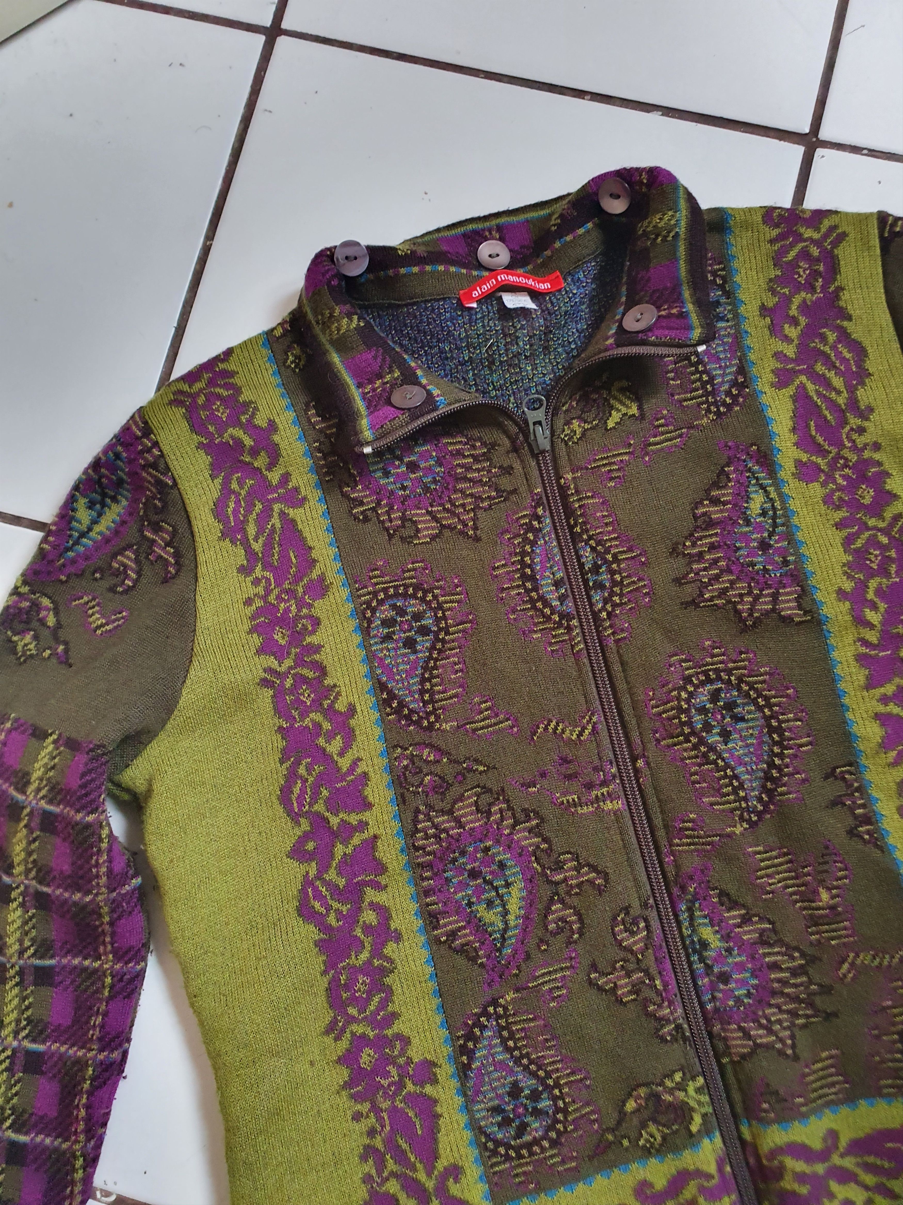 Vintage Alain Manoukian W' sweater cardigan,sz M Size US M / EU 48-50 / 2 - 5 Thumbnail