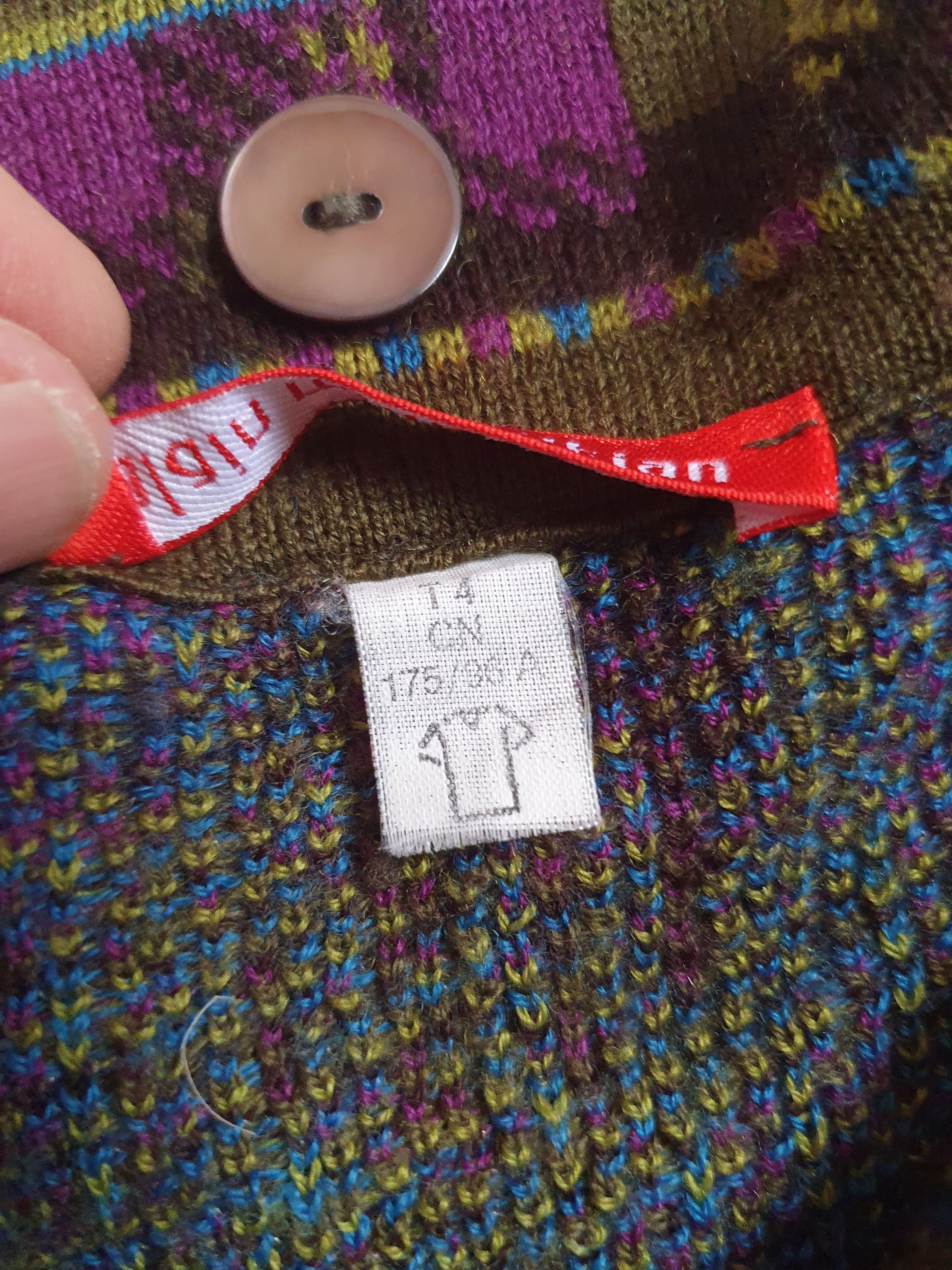 Vintage Alain Manoukian W' sweater cardigan,sz M Size US M / EU 48-50 / 2 - 8 Thumbnail