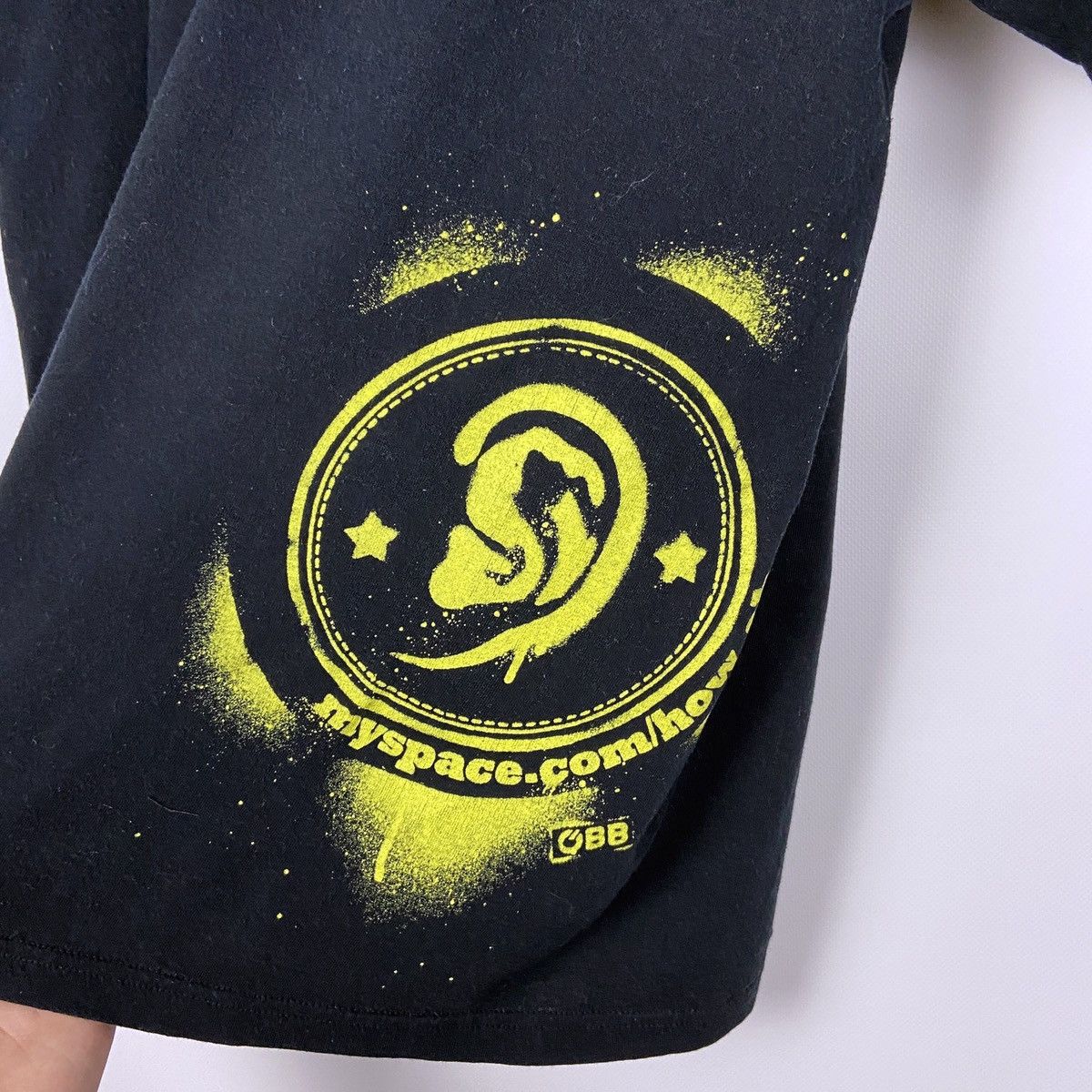 Vintage Vintage 00s My Space promo tee size L Screen Stars music og Size US L / EU 52-54 / 3 - 3 Thumbnail