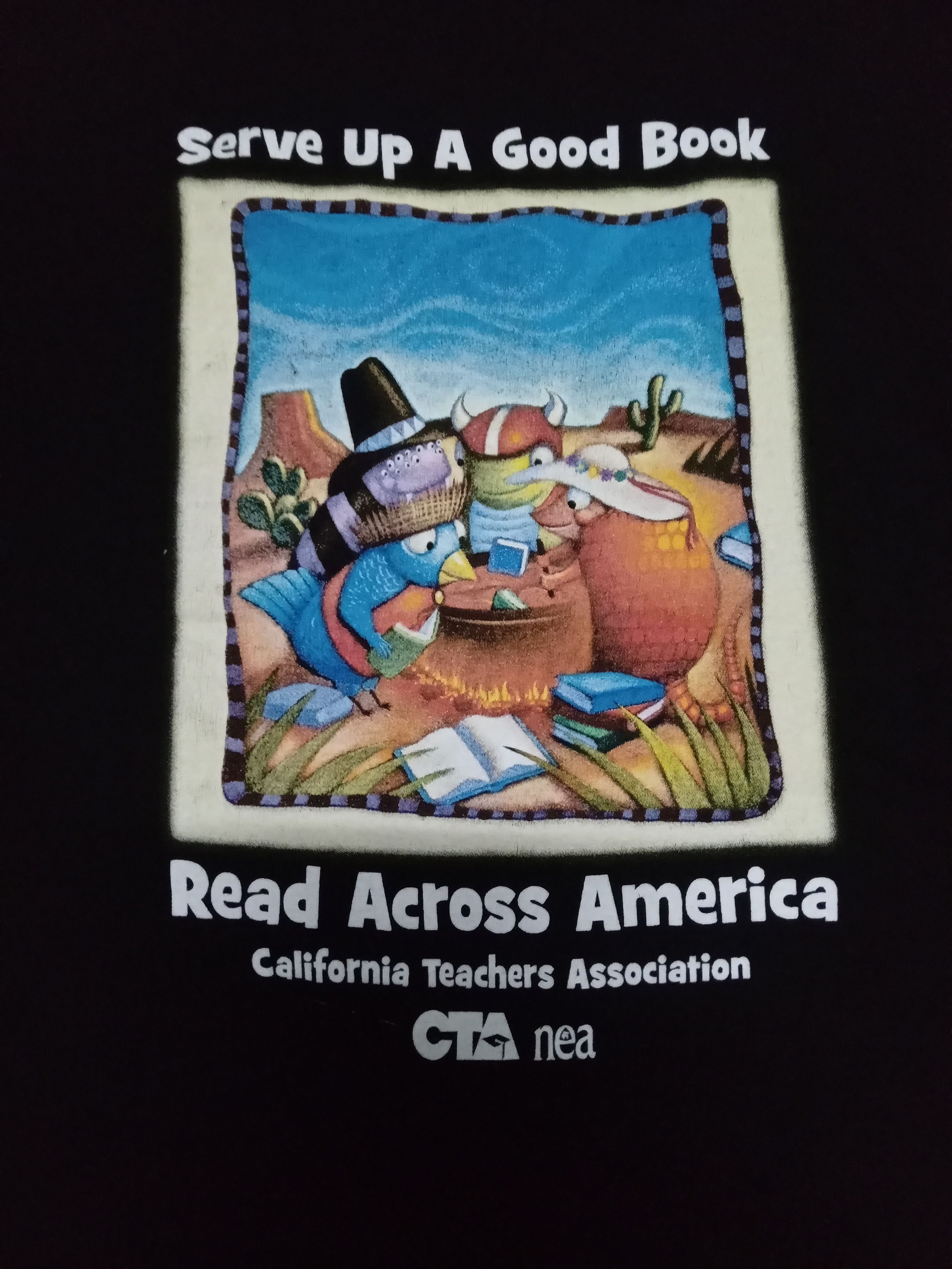 Cartoon Network × Vintage Vintage promo Read Across America tee T shirt Art poster Size US M / EU 48-50 / 2 - 4 Thumbnail