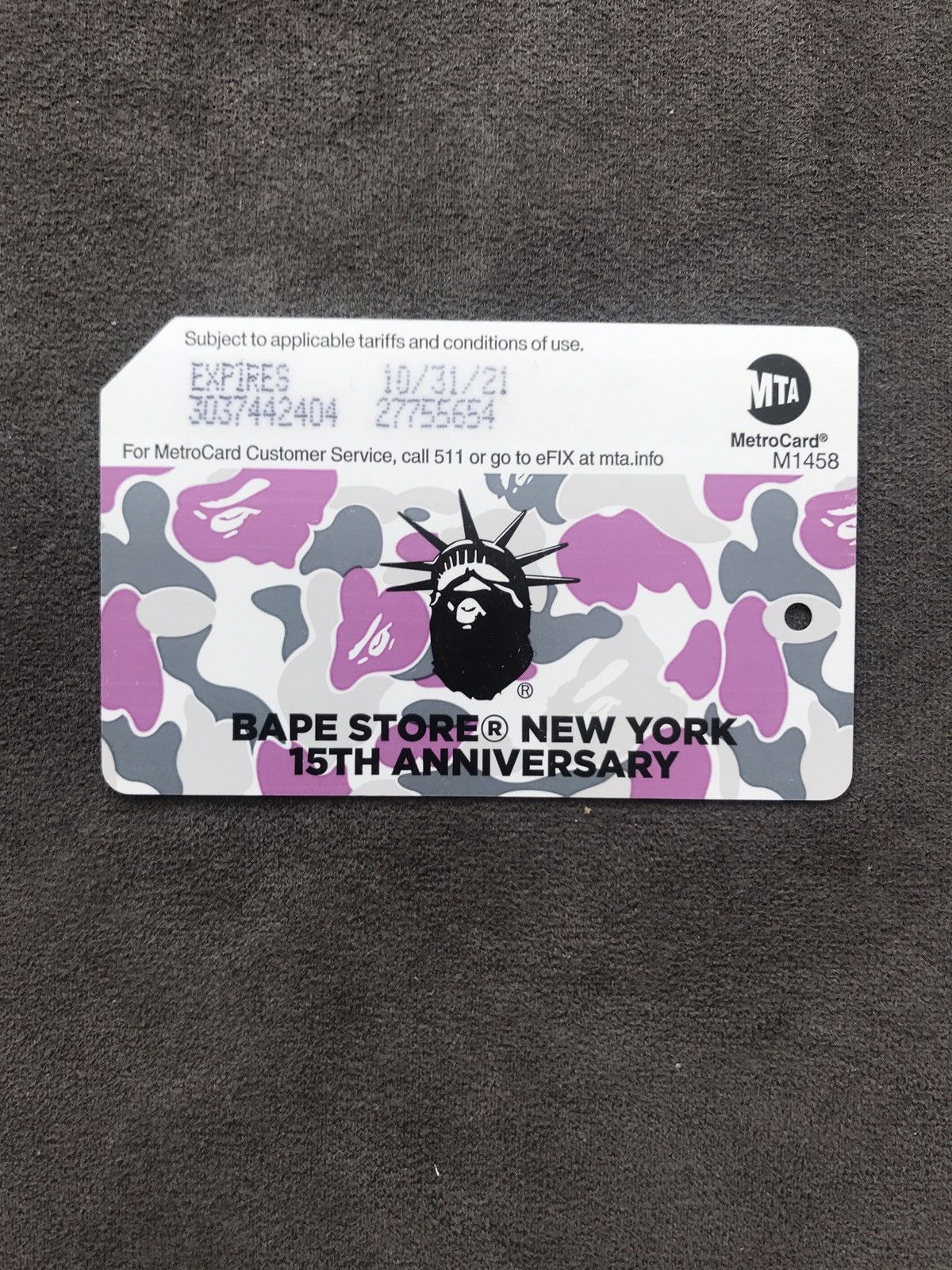 Bape Bape x MTA NYC Metrocard Size ONE SIZE - 1 Thumbnail