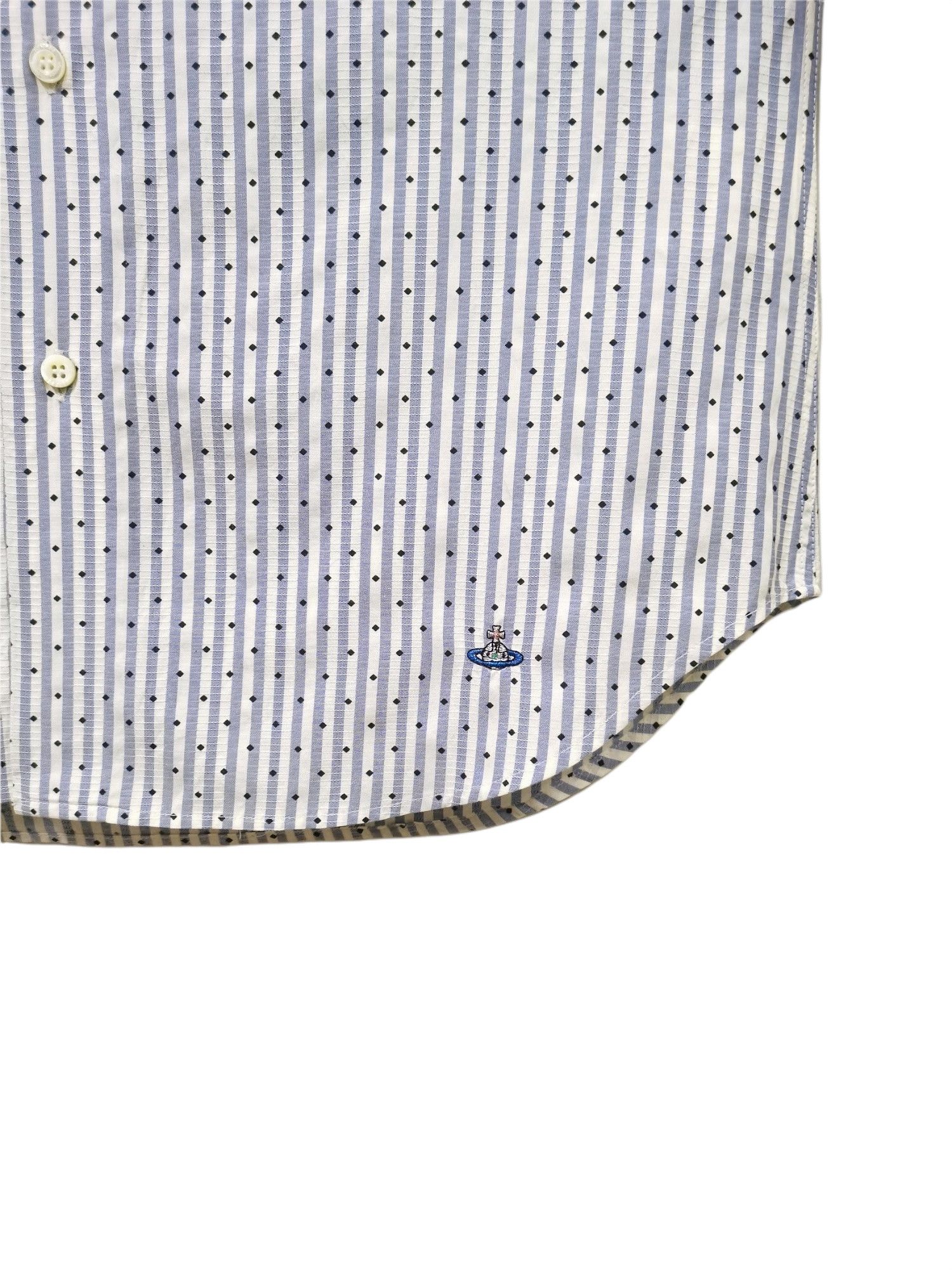 Vivienne Westwood VIVIENNE WESTWOOD Made in Italy (SAMPLE) Stripes Shirts Size US L / EU 52-54 / 3 - 8 Thumbnail