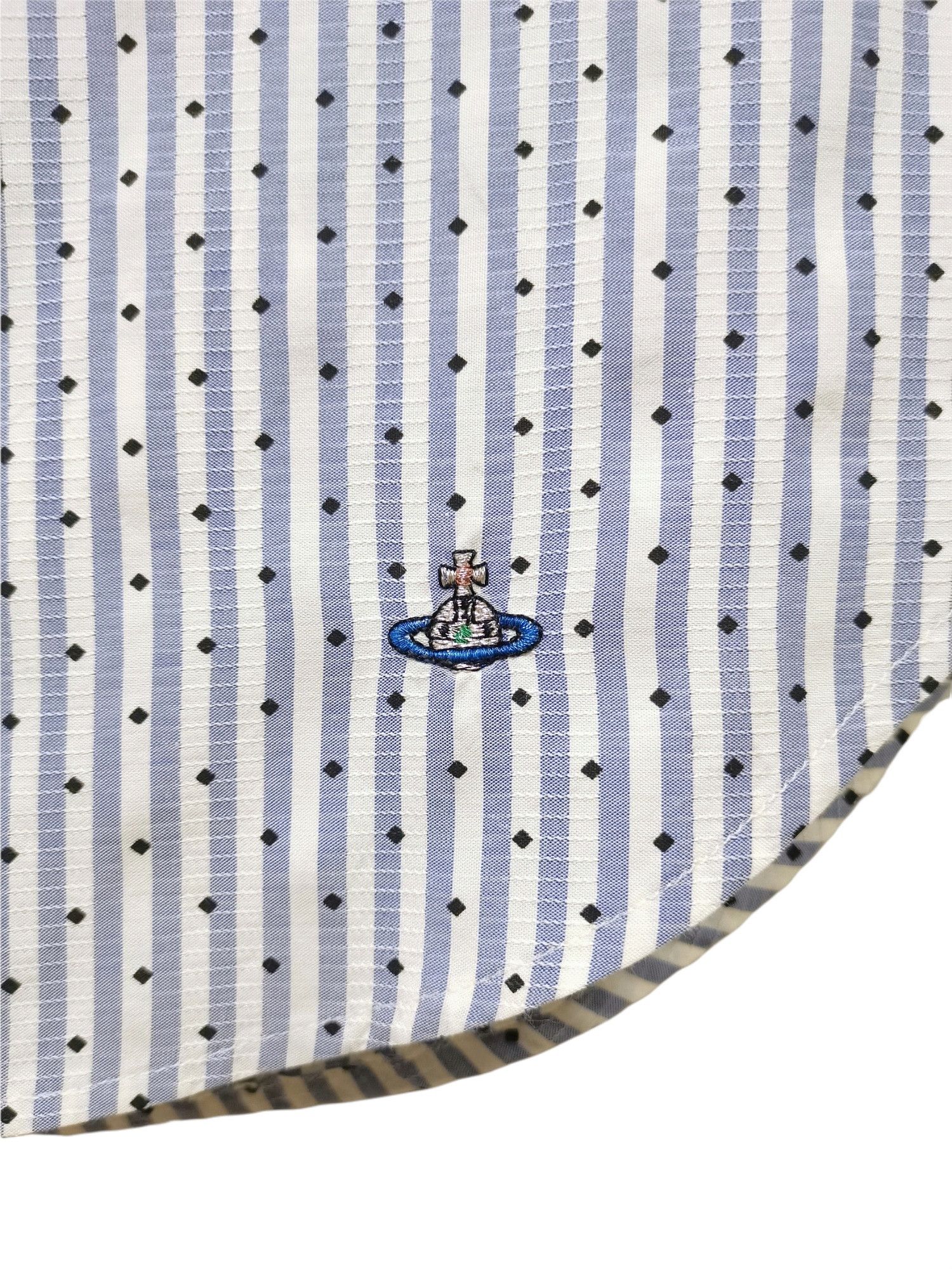 Vivienne Westwood VIVIENNE WESTWOOD Made in Italy (SAMPLE) Stripes Shirts Size US L / EU 52-54 / 3 - 9 Thumbnail