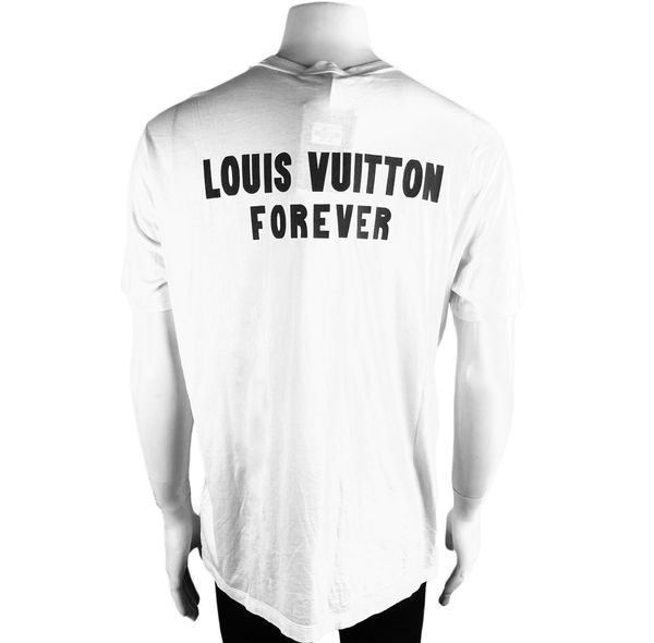 Louis Vuitton Louis Vuitton Upside Down Logo Embroidered Tee, Grailed