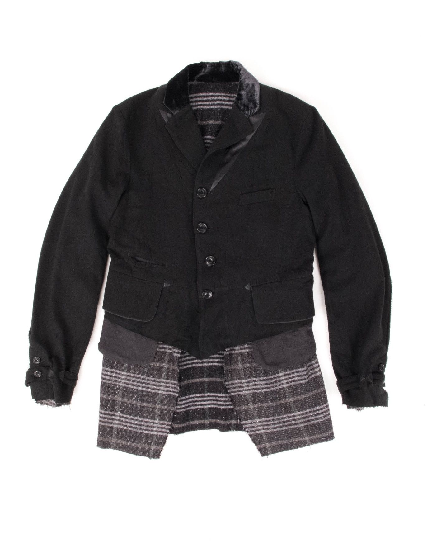 Soloist.14aw. cut out swallowtail jacket