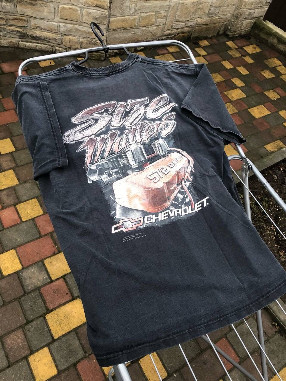 Vintage Vintage Chevrolet faded vintage tee racing t shirt Size US XL / EU 56 / 4 - 5 Thumbnail