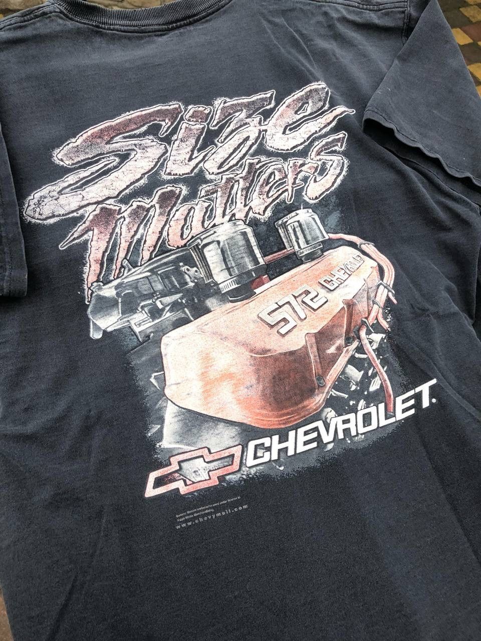 Vintage Vintage Chevrolet faded vintage tee racing t shirt Size US XL / EU 56 / 4 - 4 Thumbnail