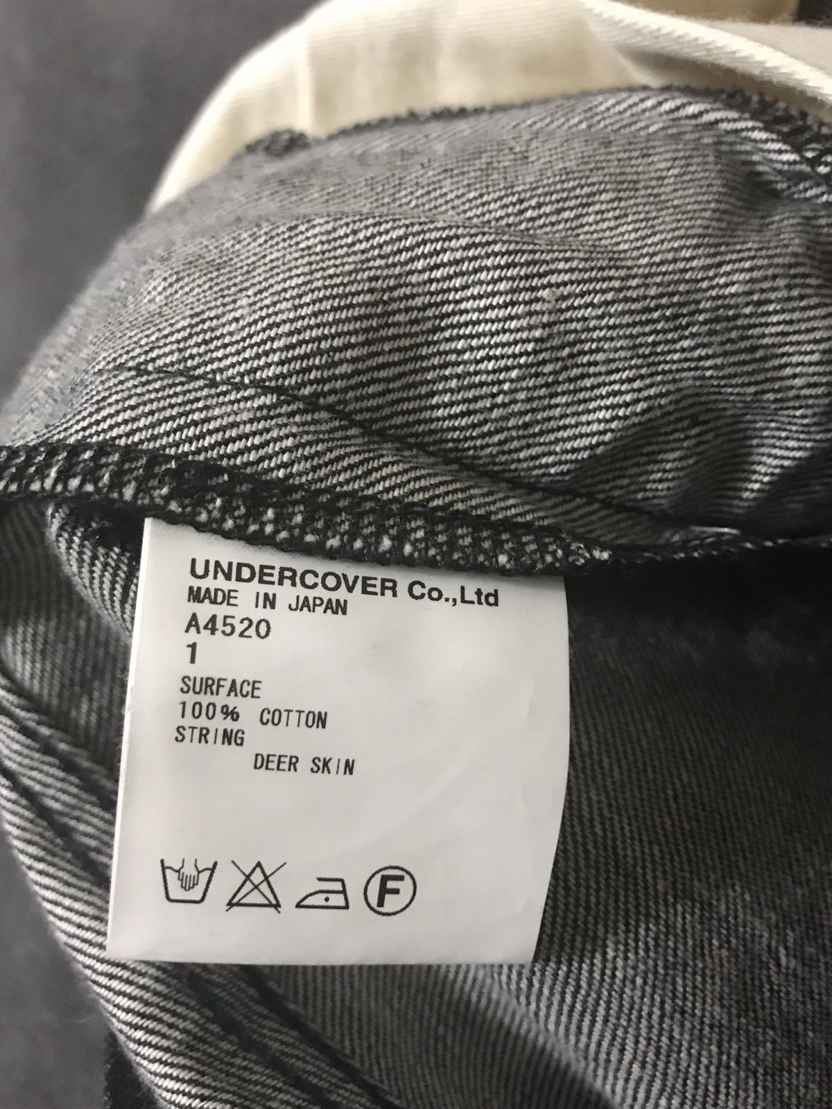 Undercover SS08 Deer Skin Laced Corset Denim Size US 30 / EU 46 - 8 Thumbnail