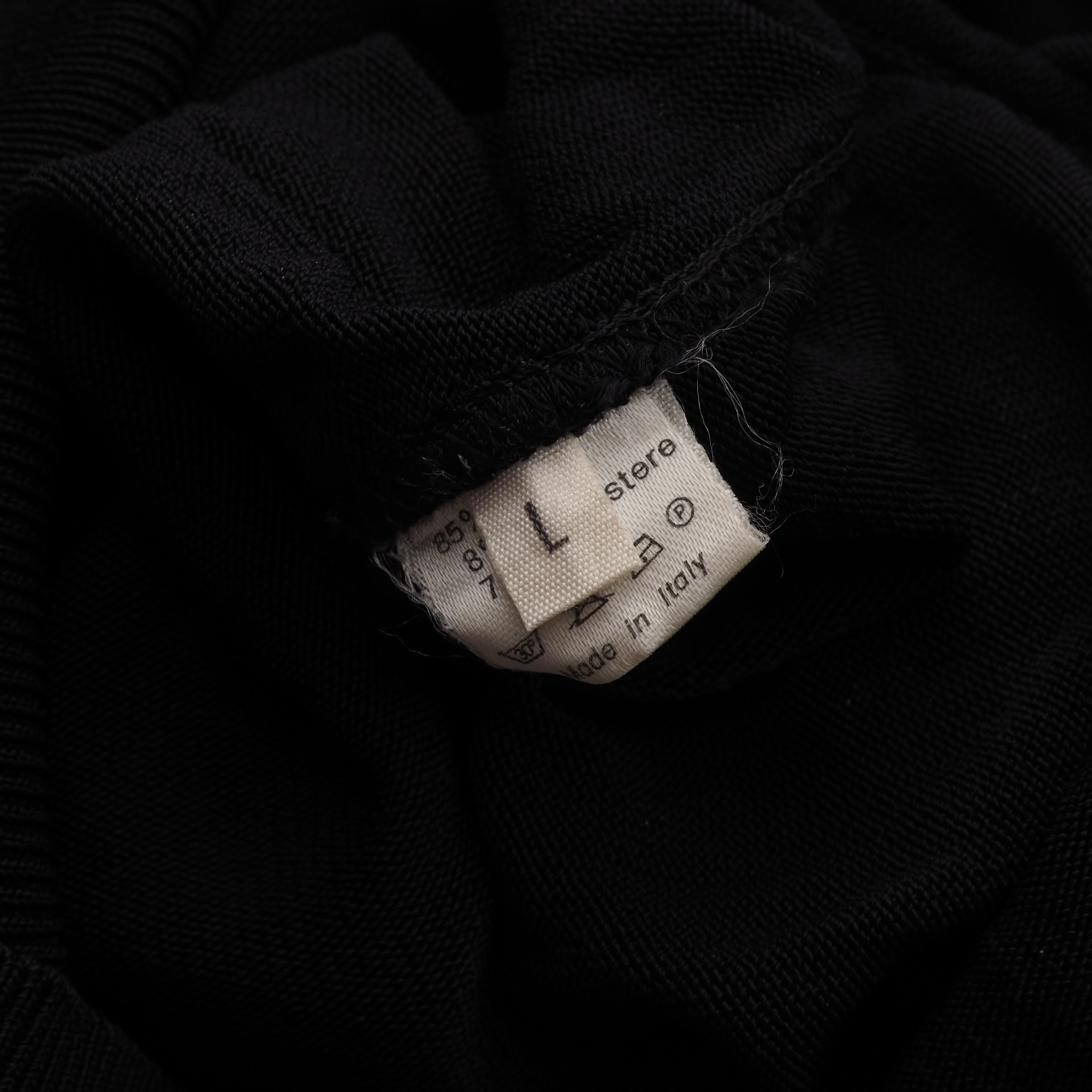 Alaia Vintage Azzedine ALAIA Black Long Sleeve Top Blouse L 80s Size L / US 10 / IT 46 - 6 Thumbnail