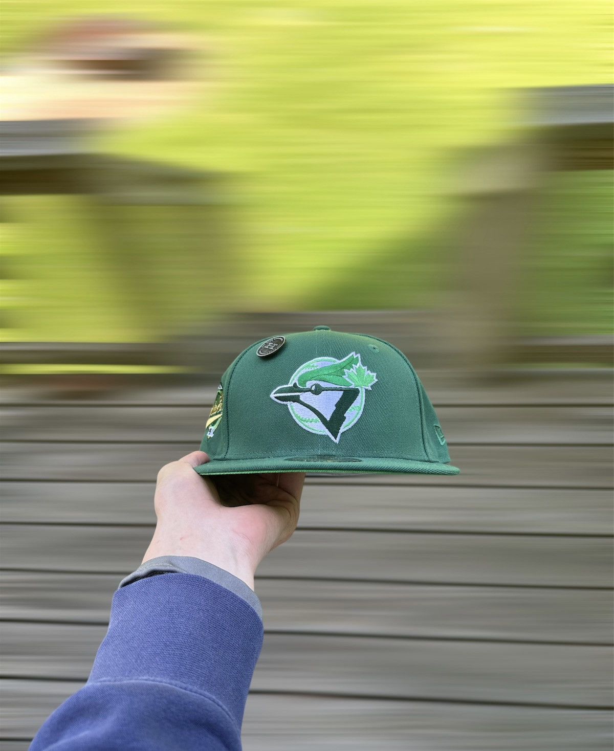 New Era Hat Club Exclusive Green with Envy Toronto Blue Jays 7 3/8 Size ONE SIZE - 1 Thumbnail
