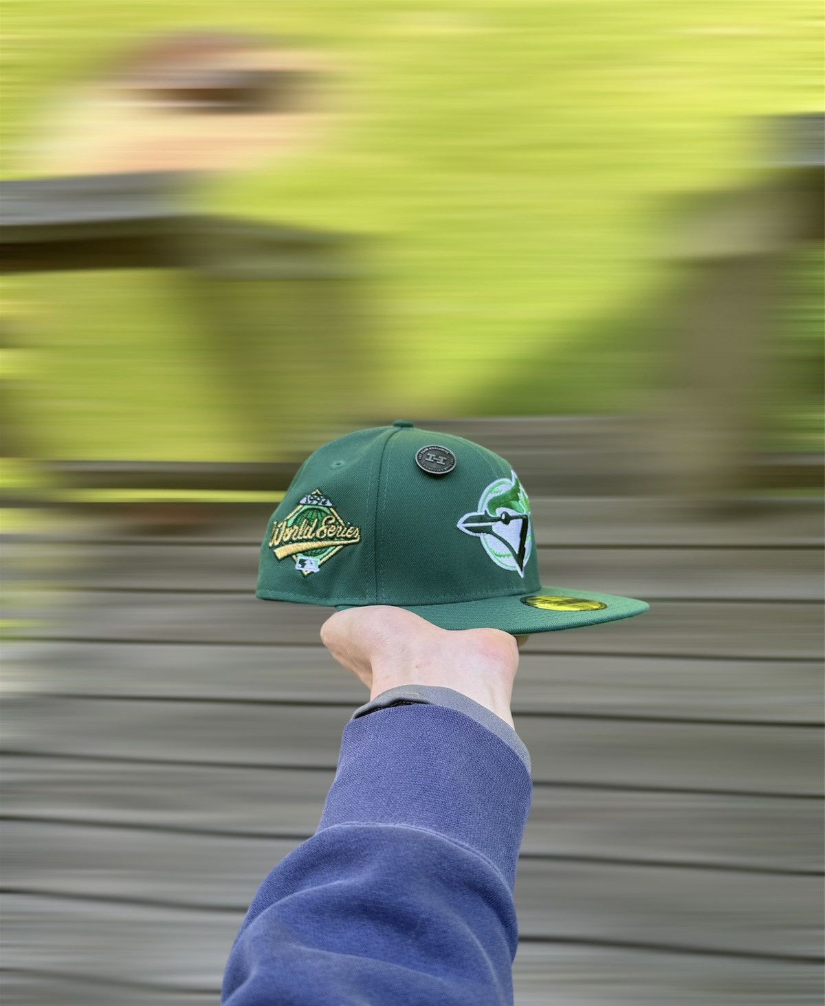 New Era Hat Club Exclusive Green with Envy Toronto Blue Jays 7 3/8 Size ONE SIZE - 2 Thumbnail