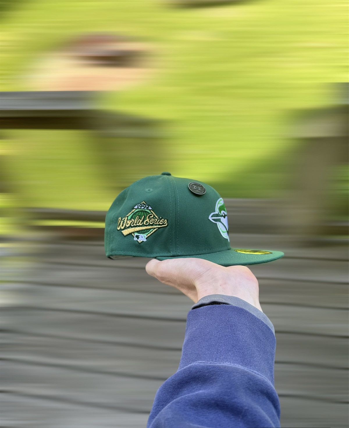 New Era Hat Club Exclusive Green with Envy Toronto Blue Jays 7 3/8 Size ONE SIZE - 3 Thumbnail