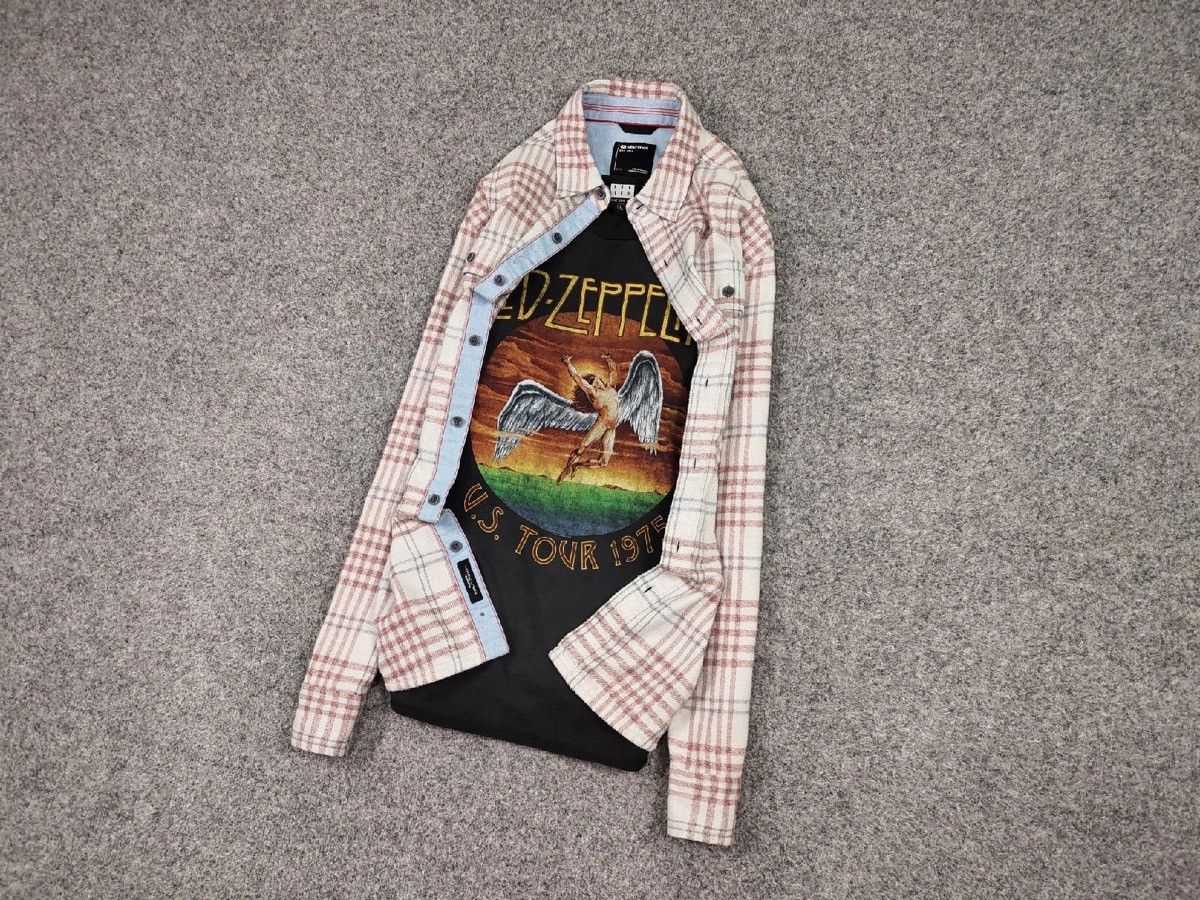 Flannel Vintage Flannel Shirt Travis Scott Style Size US M / EU 48-50 / 2 - 3 Thumbnail