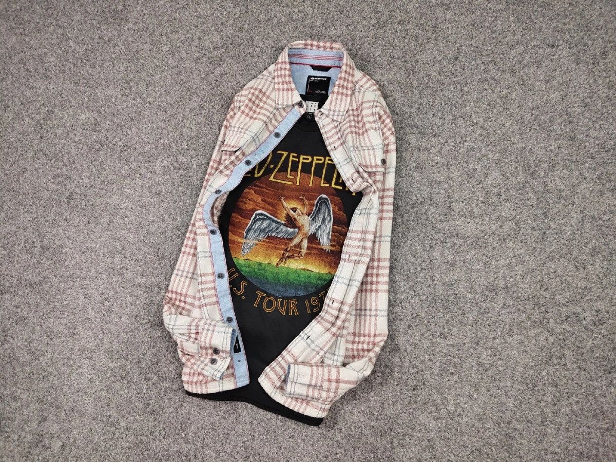 Flannel Vintage Flannel Shirt Travis Scott Style Size US M / EU 48-50 / 2 - 9 Thumbnail