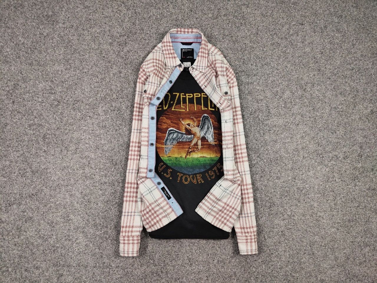 Flannel Vintage Flannel Shirt Travis Scott Style Size US M / EU 48-50 / 2 - 1 Thumbnail