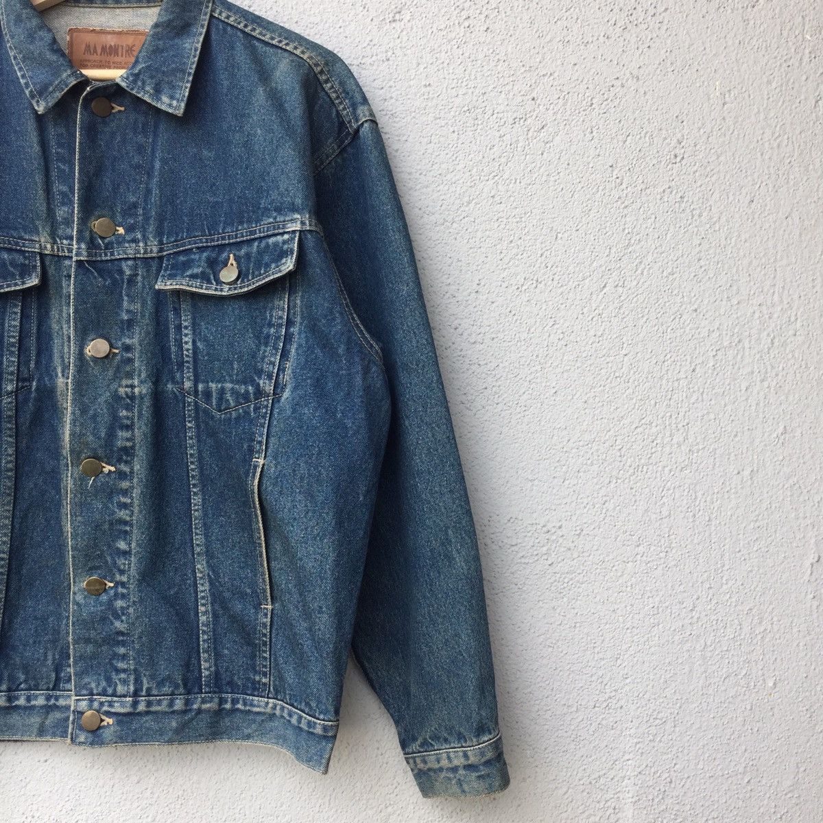Japanese Brand Vintage MaMontre Denim Jacket Size US L / EU 52-54 / 3 - 5 Thumbnail