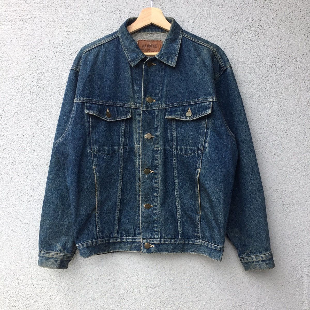 Japanese Brand Vintage MaMontre Denim Jacket Size US L / EU 52-54 / 3 - 1 Thumbnail