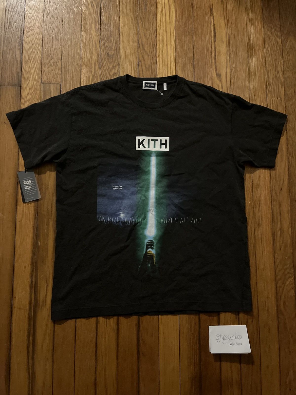 Kith Kith x Star Wars Jedi Vs Sith Vintage Tee Black | Grailed