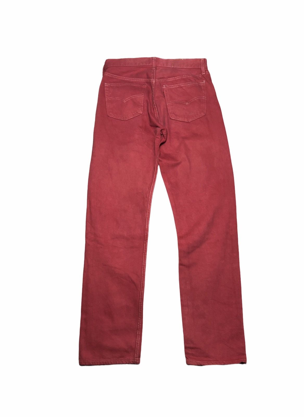 Levi's × Vintage RARE⚡️Vtg Levis 501 80s Red Colour Size US 30 / EU 46 - 2 Thumbnail