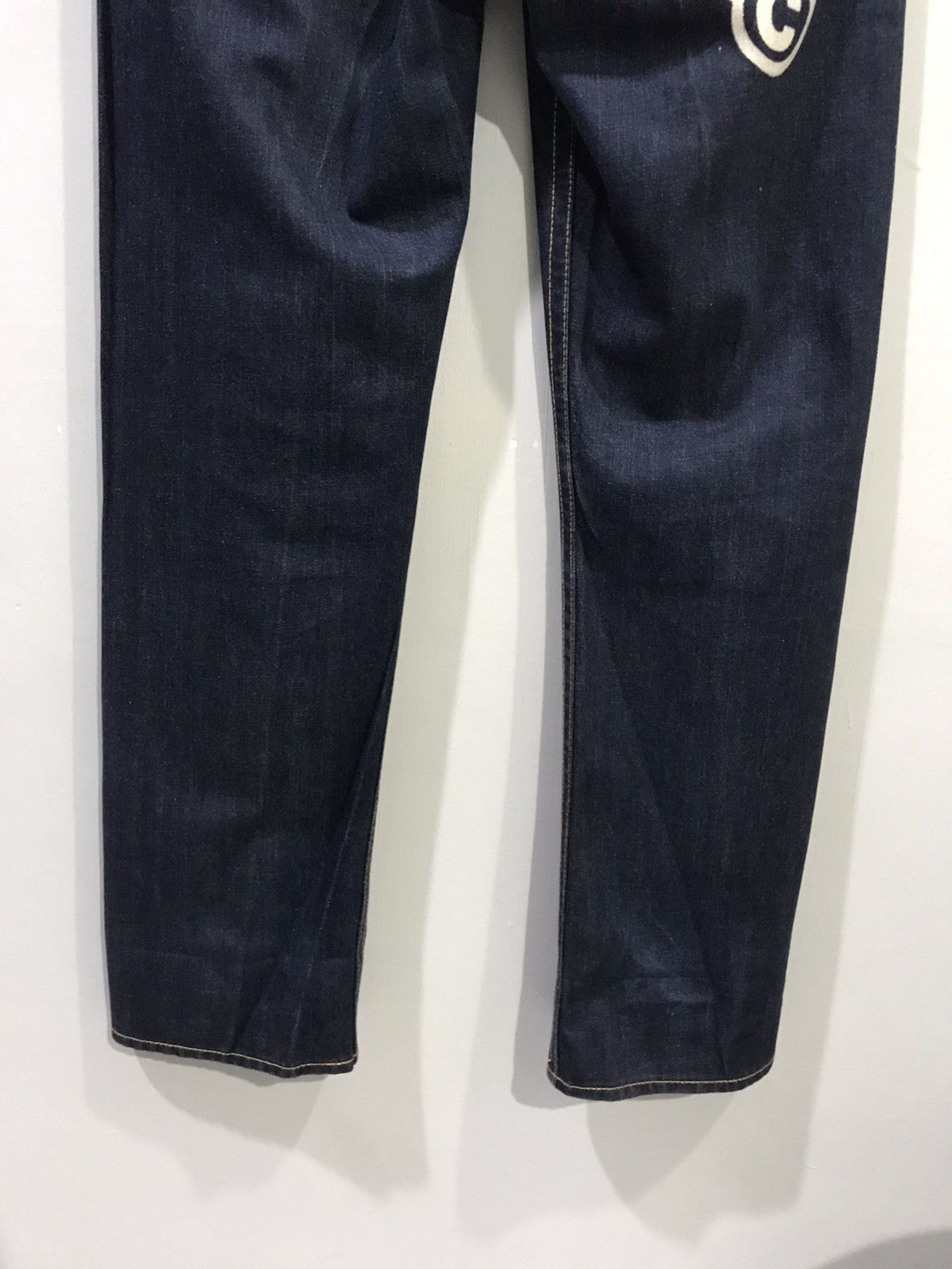 Designer × Japanese Brand CO&LU Japan Rare Hysteric Evisu Style Spell Out Print Denim Size US 31 - 12 Thumbnail