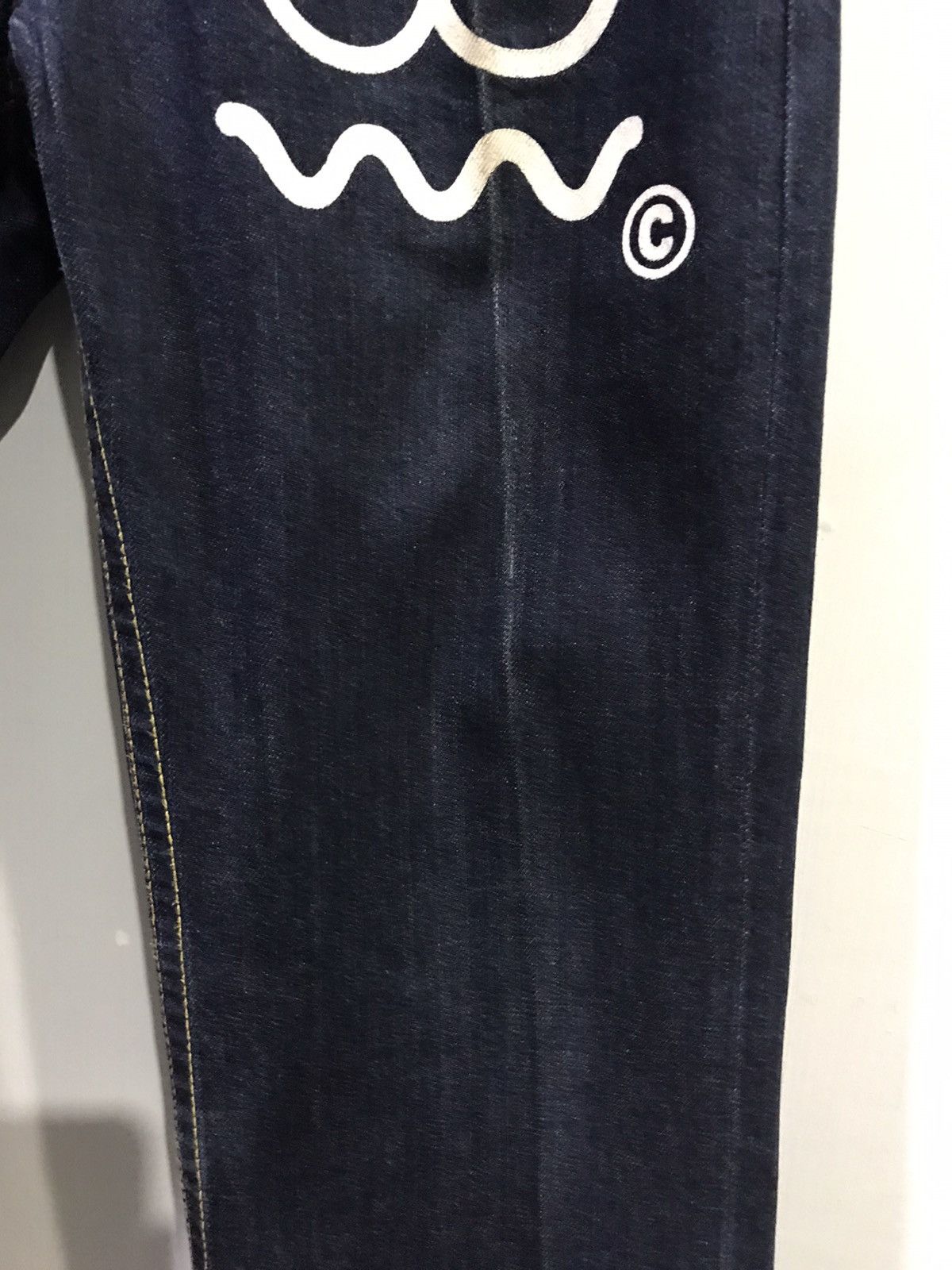 Designer × Japanese Brand CO&LU Japan Rare Hysteric Evisu Style Spell Out Print Denim Size US 31 - 4 Thumbnail