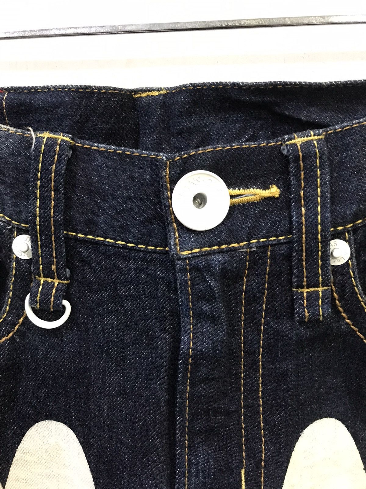 Designer × Japanese Brand CO&LU Japan Rare Hysteric Evisu Style Spell Out Print Denim Size US 31 - 8 Thumbnail