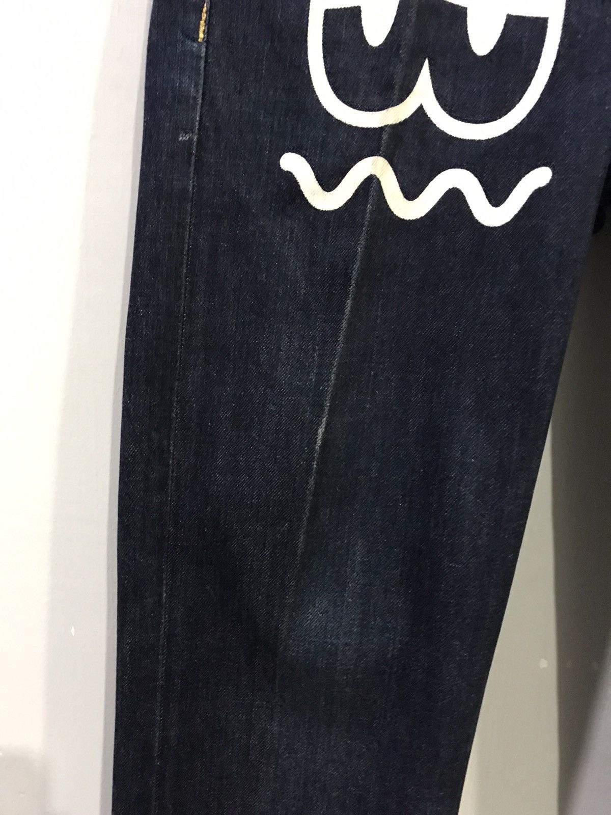 Designer × Japanese Brand CO&LU Japan Rare Hysteric Evisu Style Spell Out Print Denim Size US 31 - 5 Thumbnail